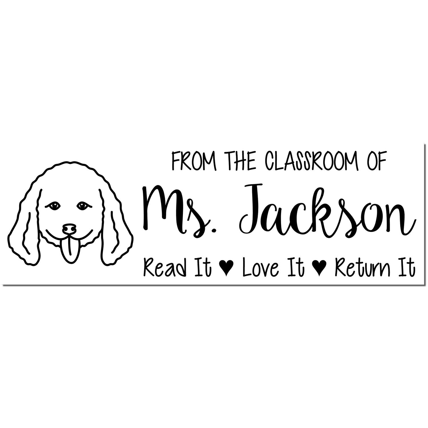 Self-Inking Custom BookStamp Stamp with Doodle Image - Engineer Seal Stamps