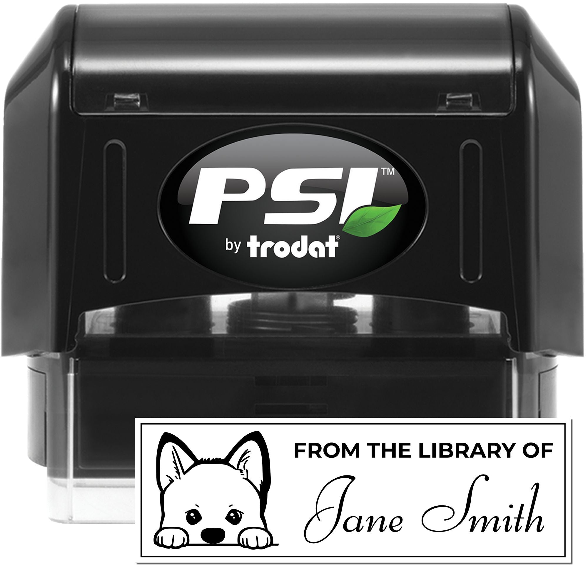 Pre-Inked Akita Children's Book Stamp Personalized - Engineer Seal Stamps