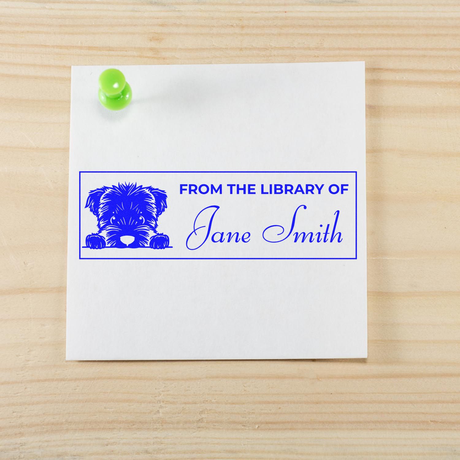 Slim Bouvier Des Flandres Unique Gift For Book Lover Stamp - Engineer Seal Stamps