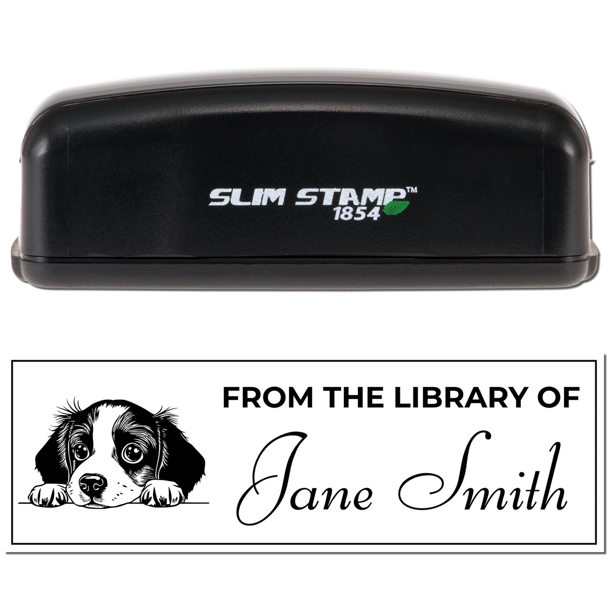 Slim Brittany Gift For Reader Custom Stamp - Engineer Seal Stamps