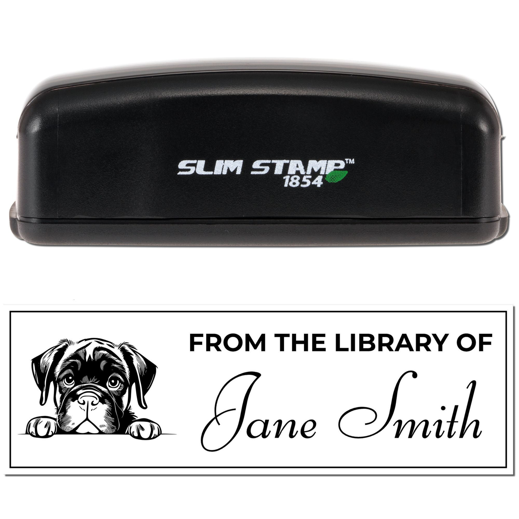 Slim Cane Corso Children's Book Stamp Personalized - Engineer Seal Stamps