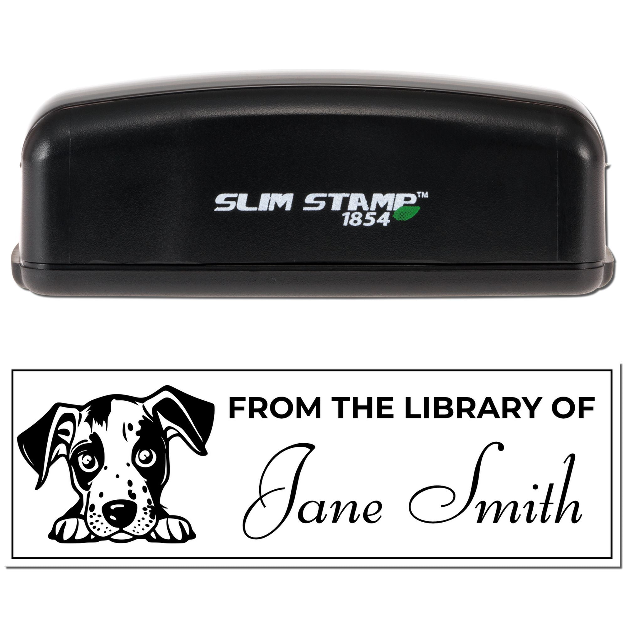 Slim Catahoula This Book Belongs To Stamp For Kids - Engineer Seal Stamps