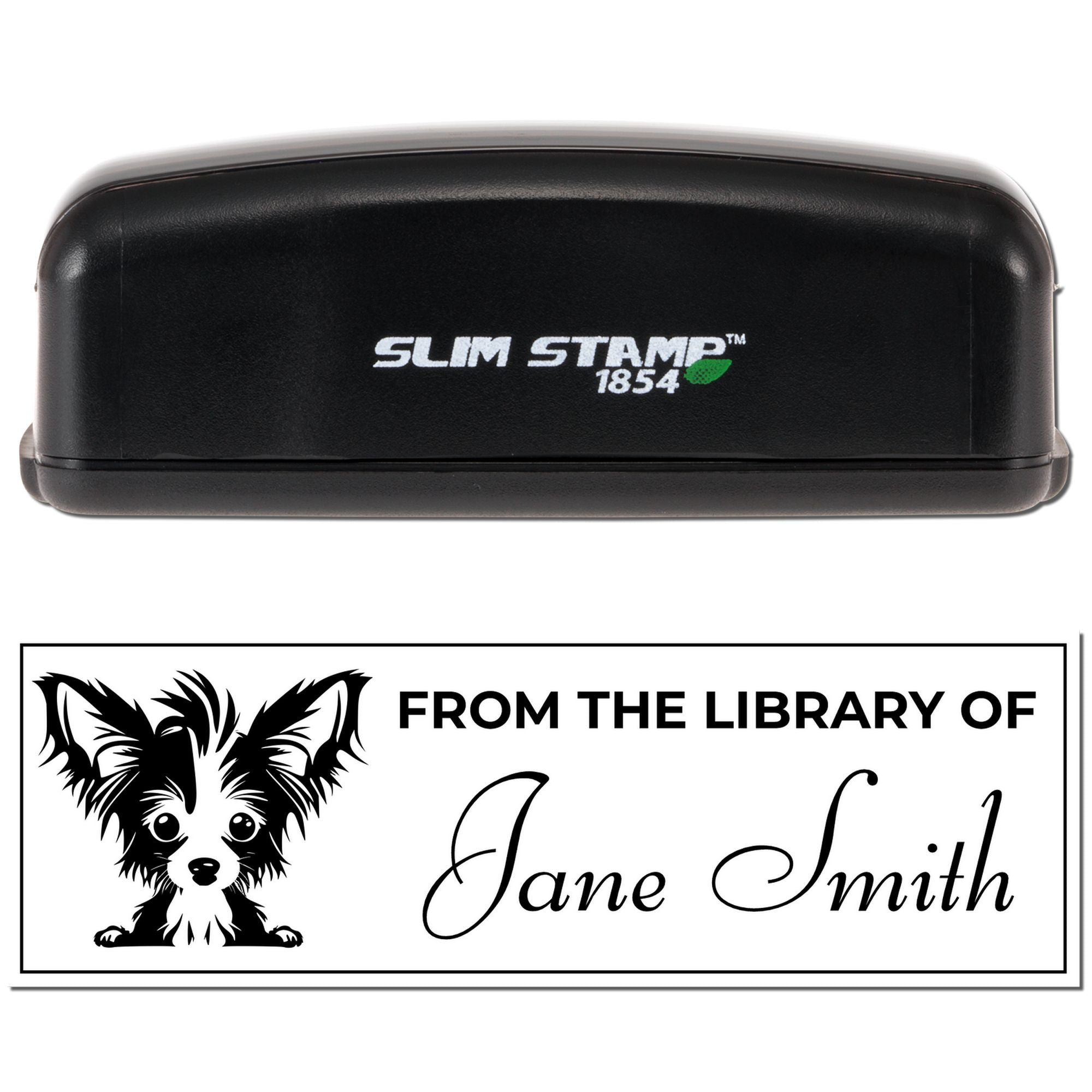 Slim Chinese Crested Custom Book Stamp - Engineer Seal Stamps