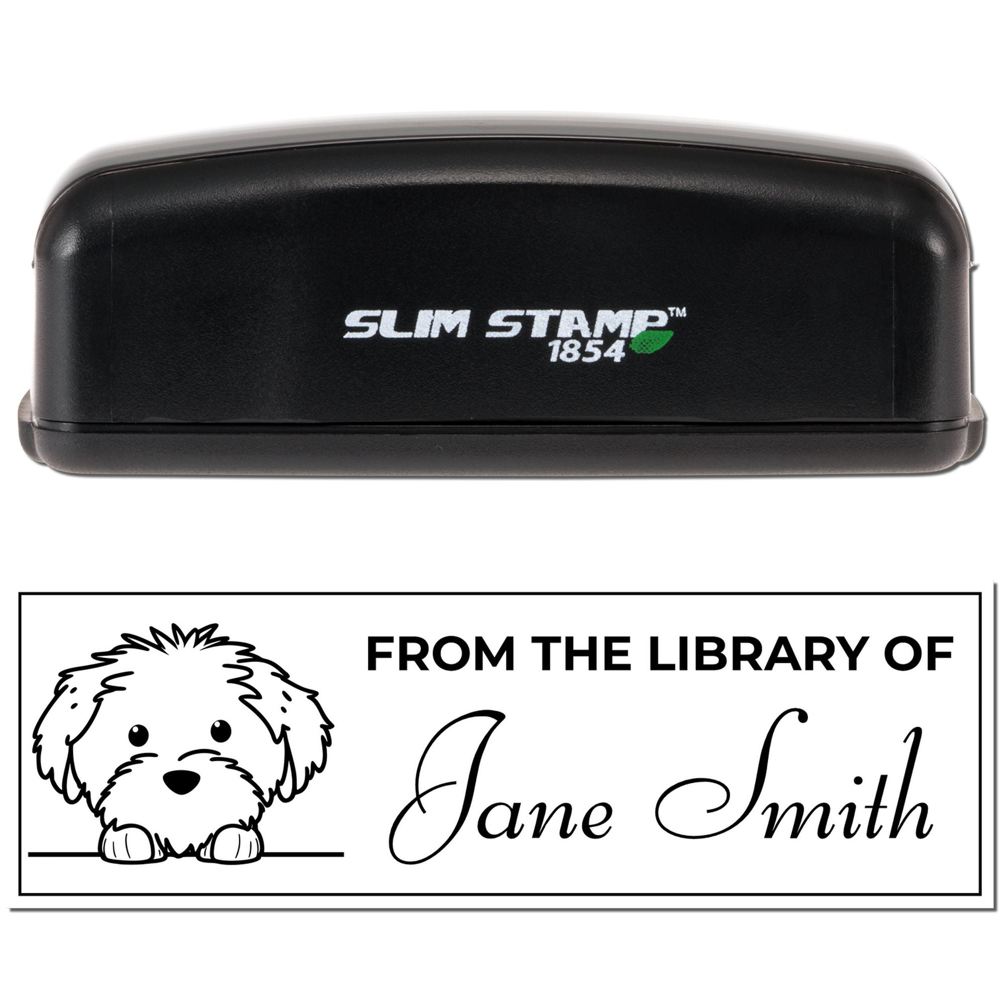 Slim Cotton De Tulear Book Stamp With Name - Engineer Seal Stamps