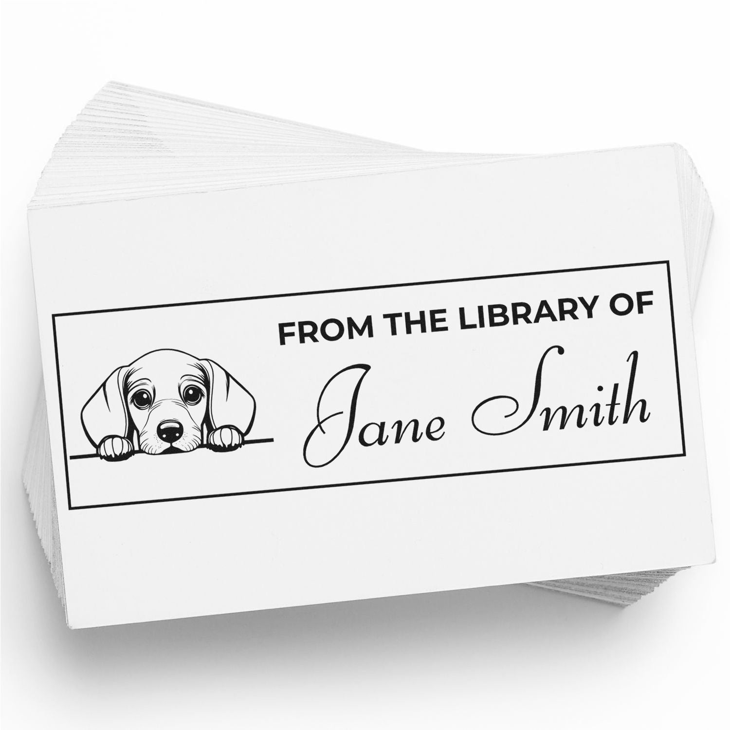 Pre-Inked Dachshund Gift For Reader Custom Stamp - Engineer Seal Stamps
