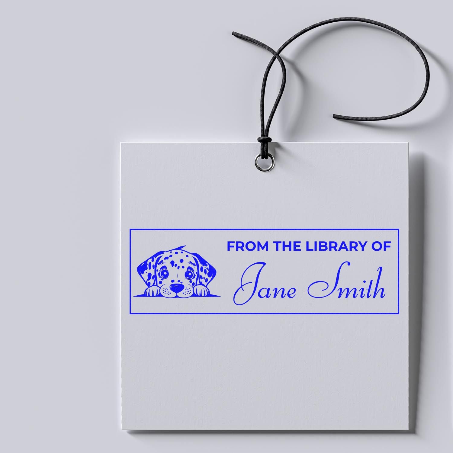 Pre-Inked Dalmatian Custom Library Stamp For Teachers - Engineer Seal Stamps