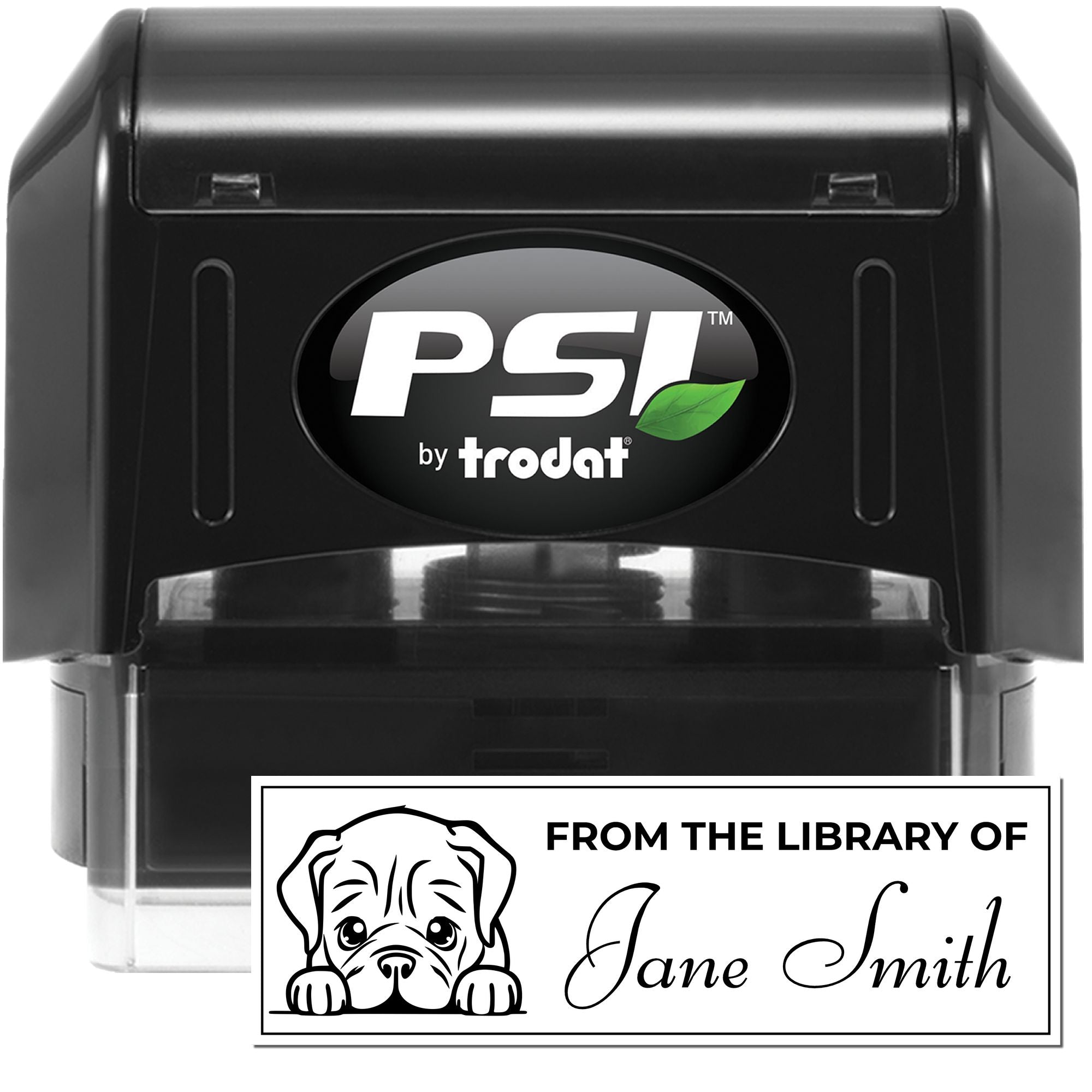 Pre-Inked Dogue De Bordeaux Children's Book Stamp Personalized - Engineer Seal Stamps