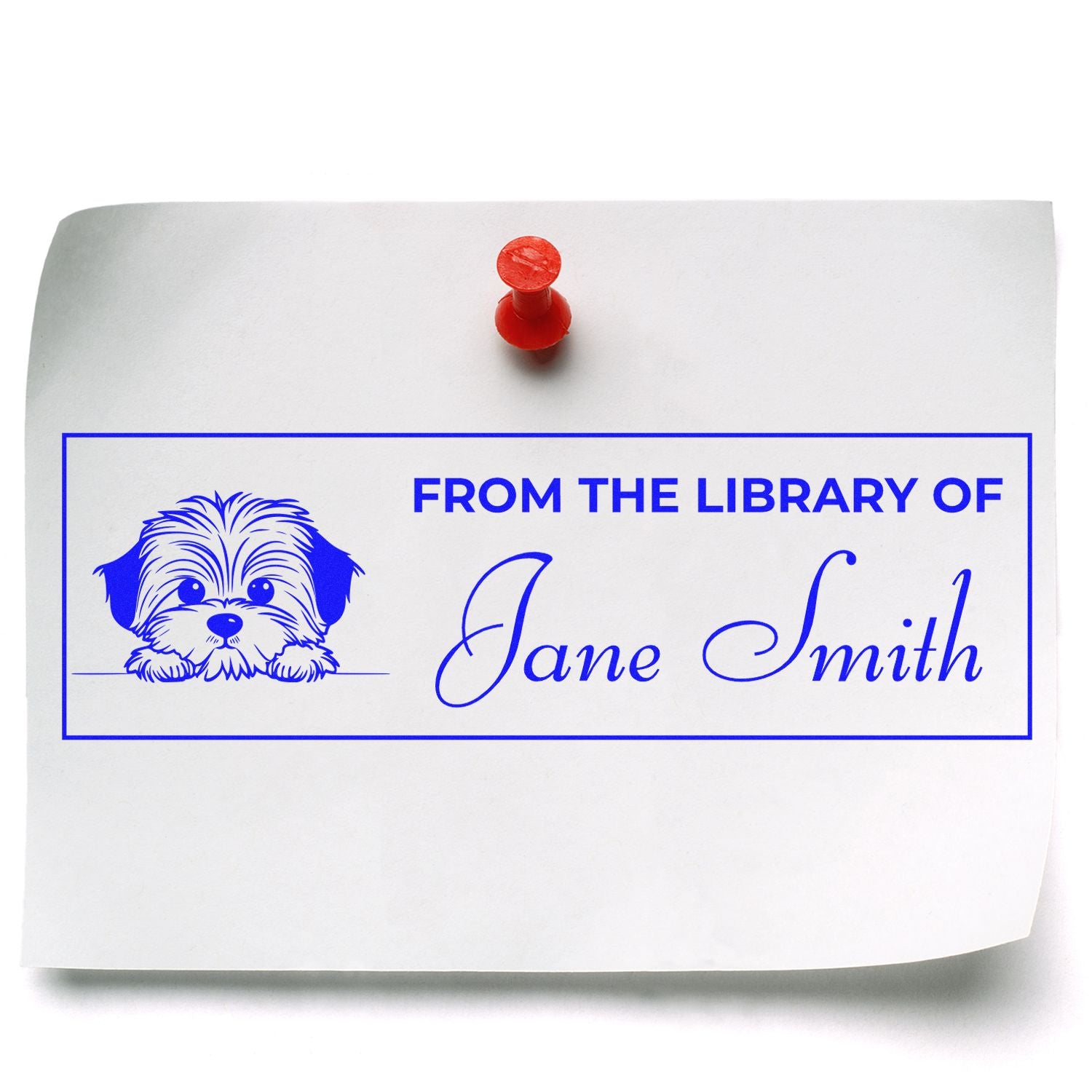 Havanese Self-Inking Custom Library Stamp For Teachers - Engineer Seal Stamps