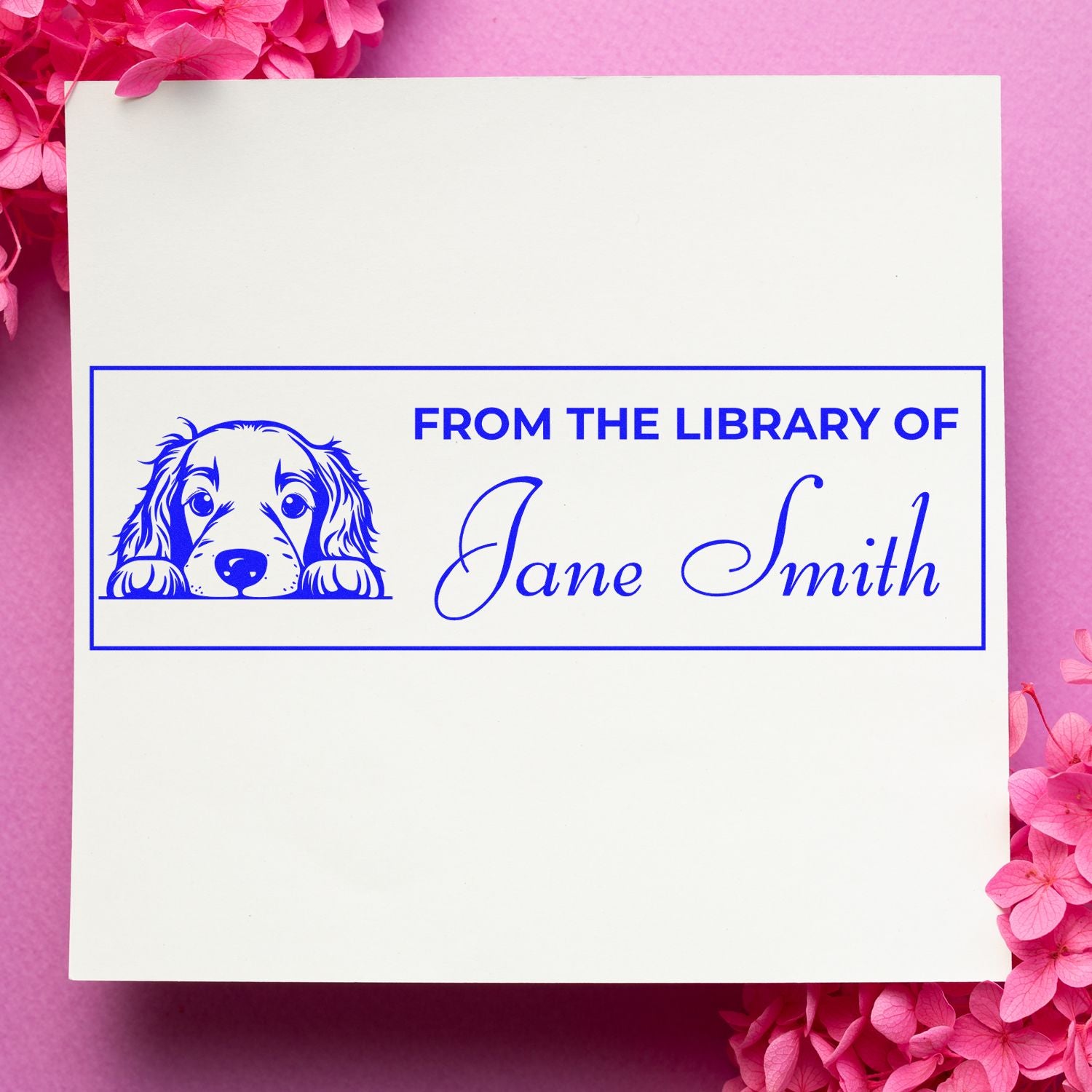 Slim Irish Setter Unique Gift For Book Lover Stamp - Engineer Seal Stamps