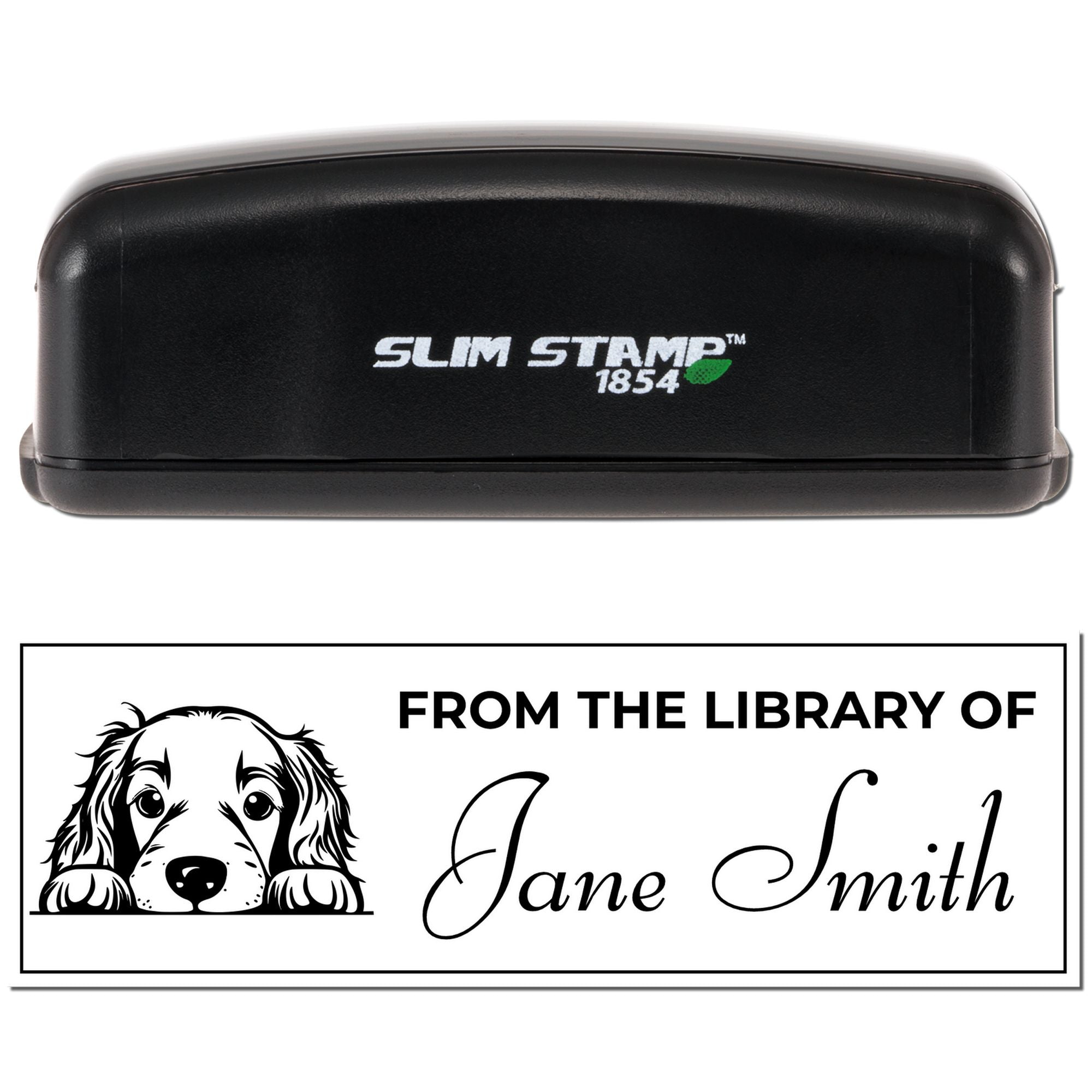 Slim Irish Setter Unique Gift For Book Lover Stamp - Engineer Seal Stamps