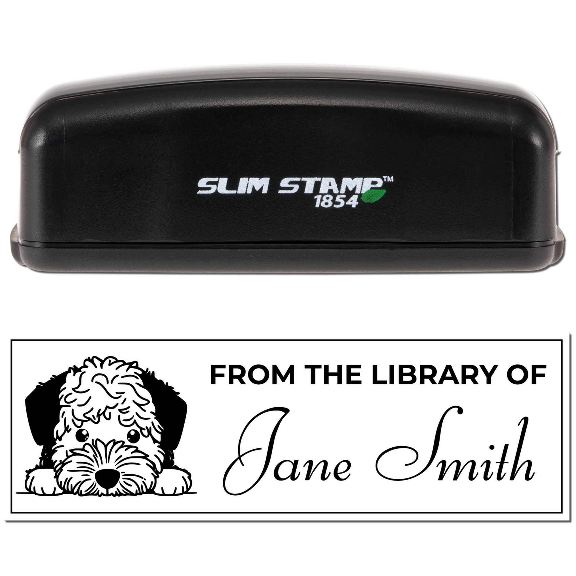 Slim Lagotto Romagnolo Children's Book Stamp Personalized - Engineer Seal Stamps