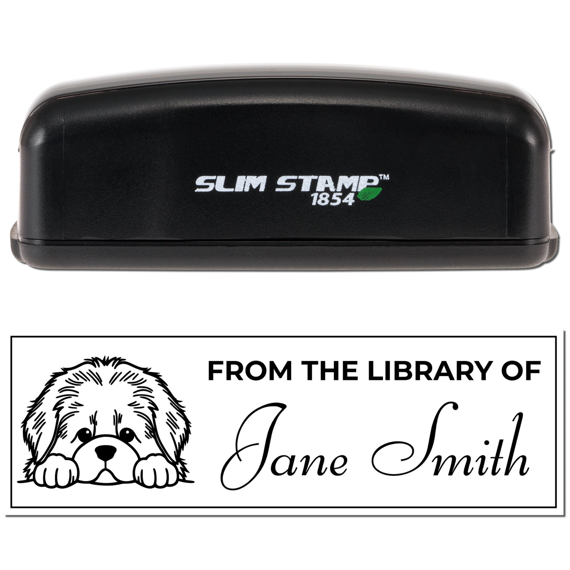 Slim Newfoundland Custom Book Stamps - Engineer Seal Stamps