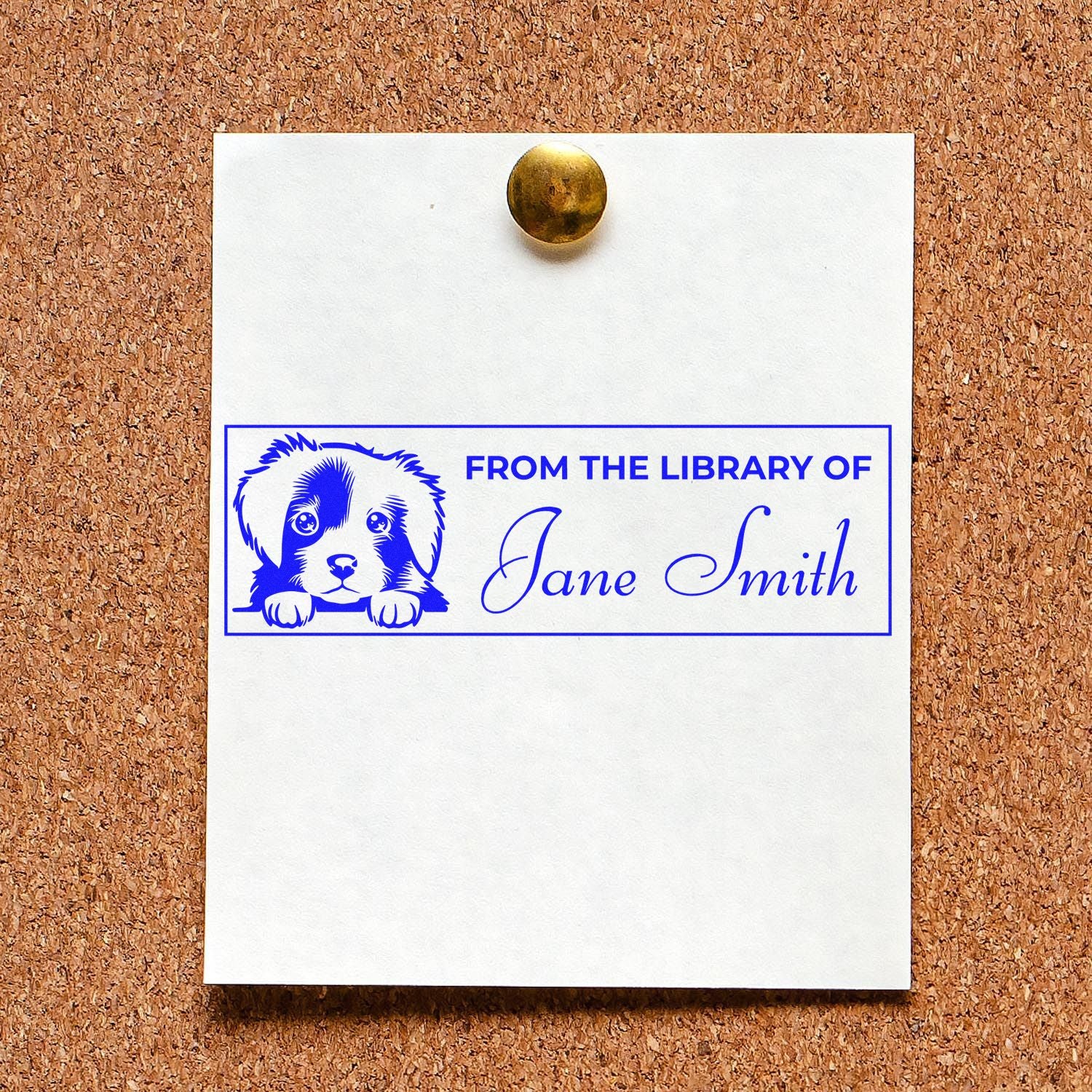 Pre-Inked Nova Scotia Duck Tolling Retriever Gift For Book Lovers Stamp - Engineer Seal Stamps