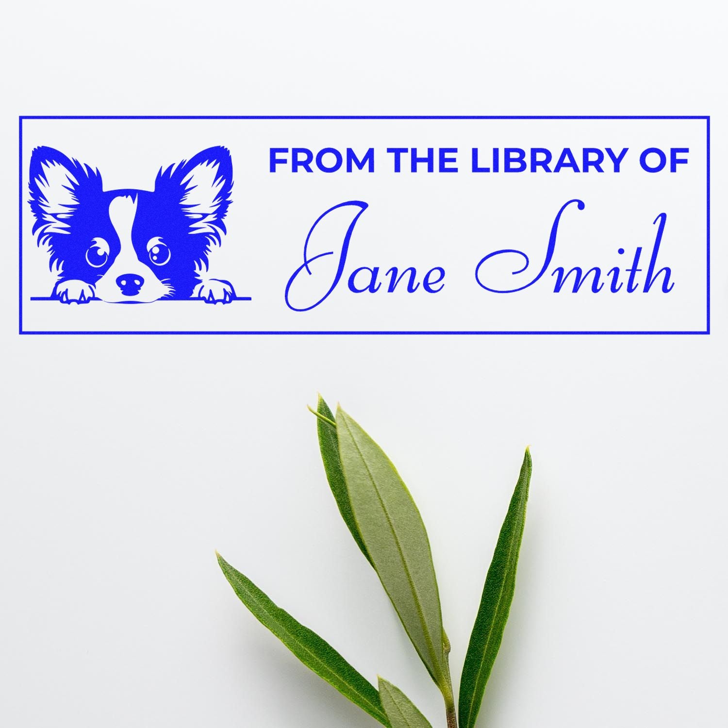 Pre-Inked Papillon Book Lover Gift Personalized Stamp - Engineer Seal Stamps