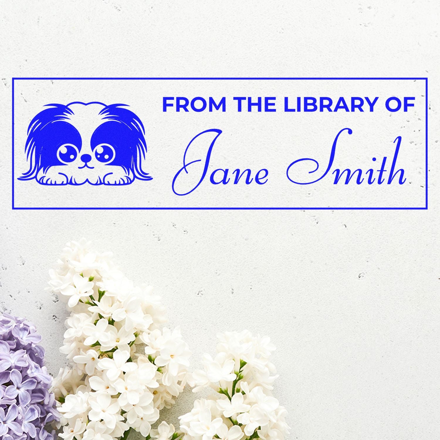 Pre-Inked Pekingese Unique Gift For Book Lover Stamp - Engineer Seal Stamps