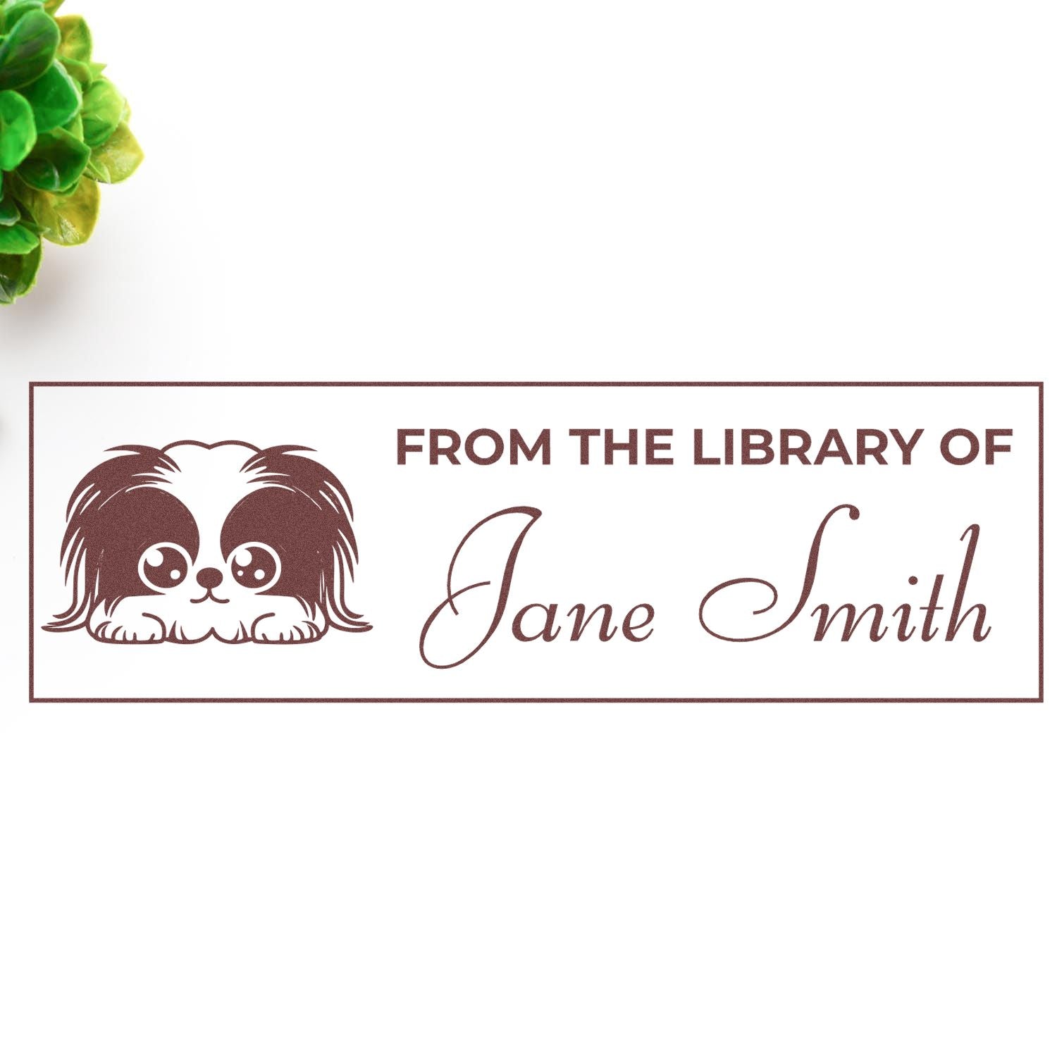 Pre-Inked Pekingese Unique Gift For Book Lover Stamp - Engineer Seal Stamps