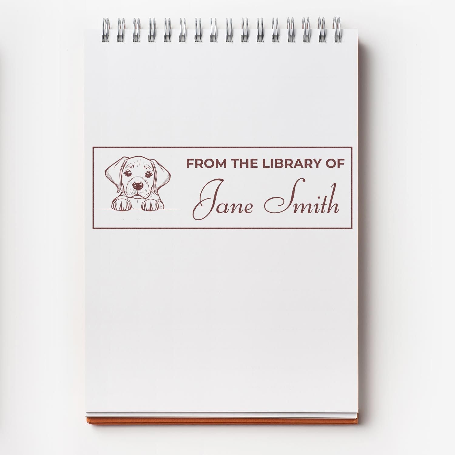 Pre-Inked Rhodesian Ridgeback Teacher Classroom Library Stamp - Engineer Seal Stamps