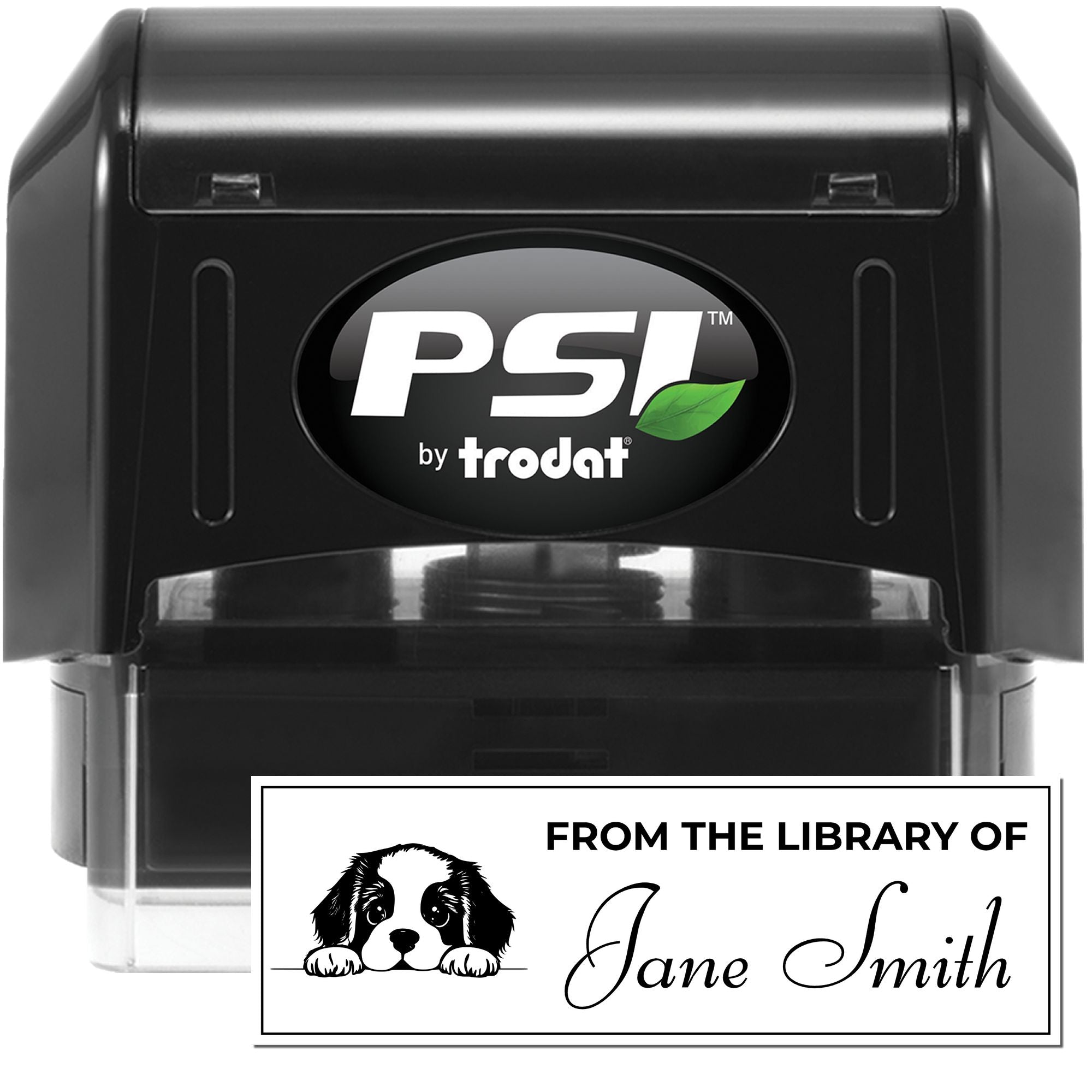 Pre-Inked St Bernard Personal Library Stamp - Engineer Seal Stamps