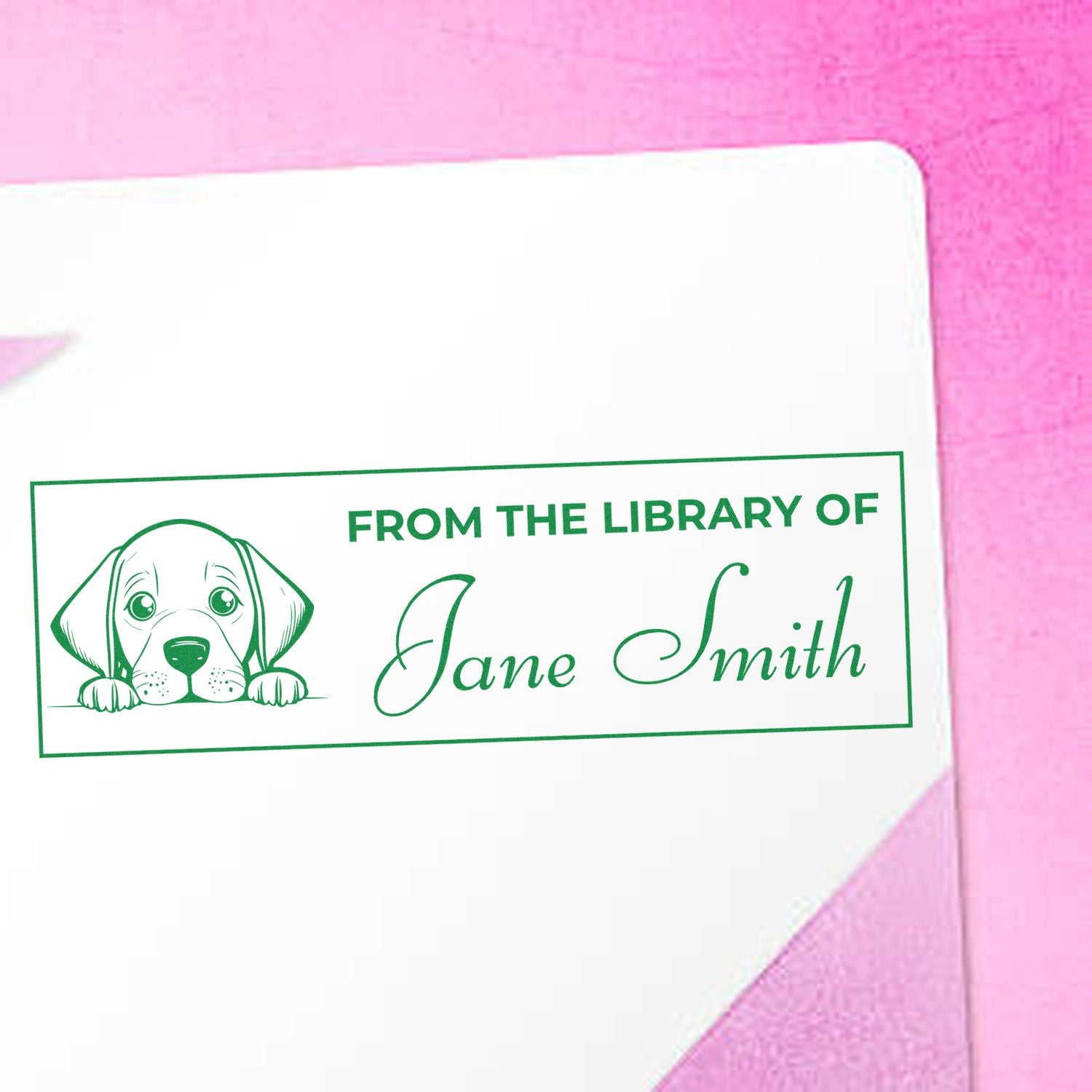 Wood Handle Vizsla From The Library Of Stamp - Engineer Seal Stamps