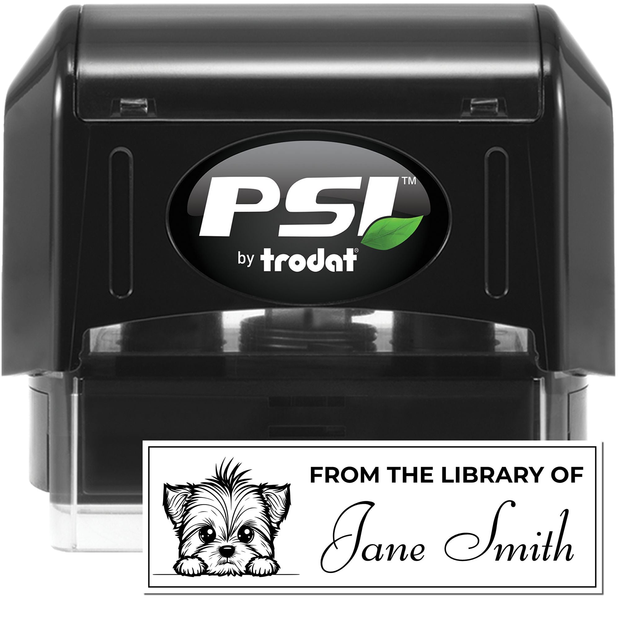 Pre-Inked Yorkshire Terrier From The Library Of Stamp - Engineer Seal Stamps