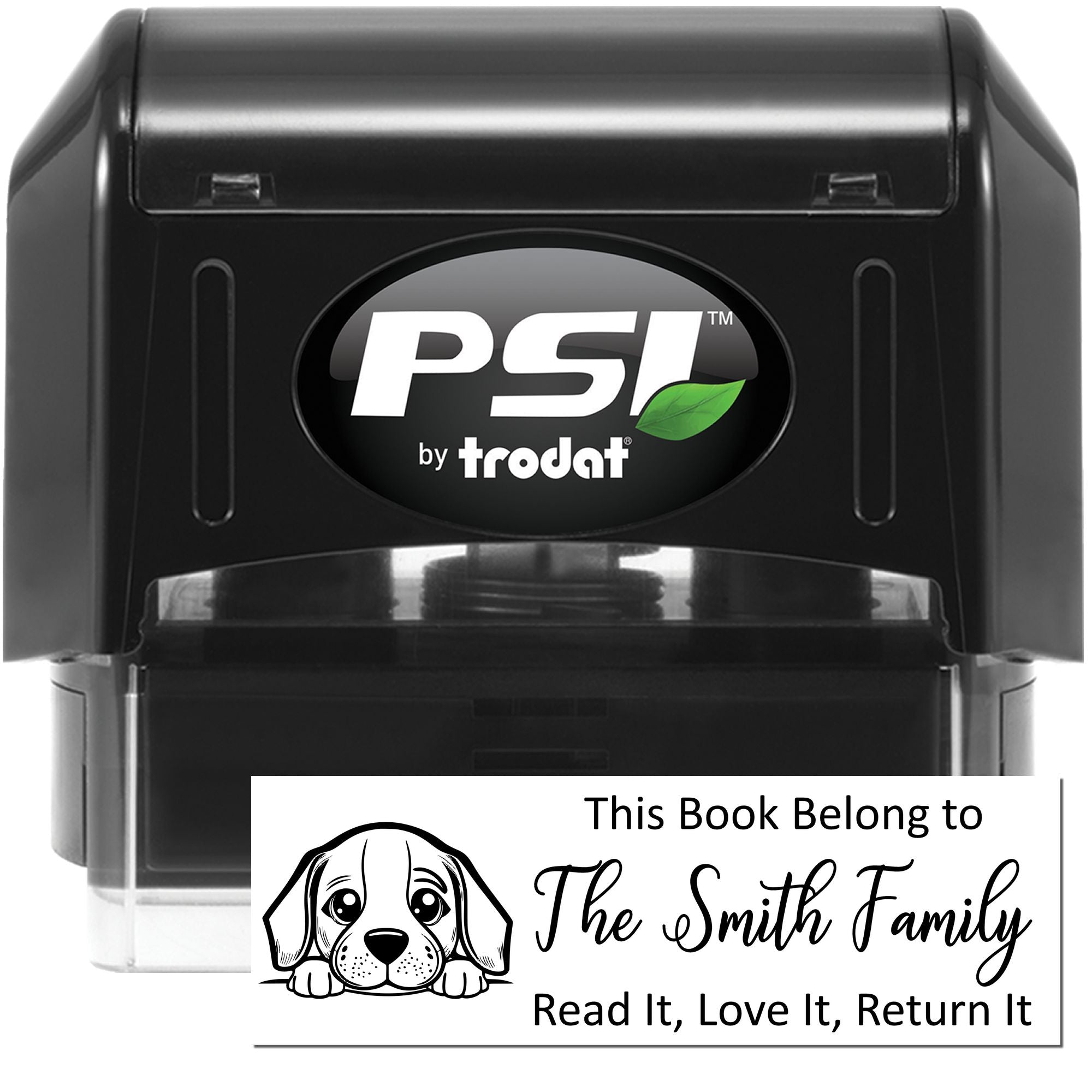 Pre-Inked Beagle Personalized Stamp - Engineer Seal Stamps