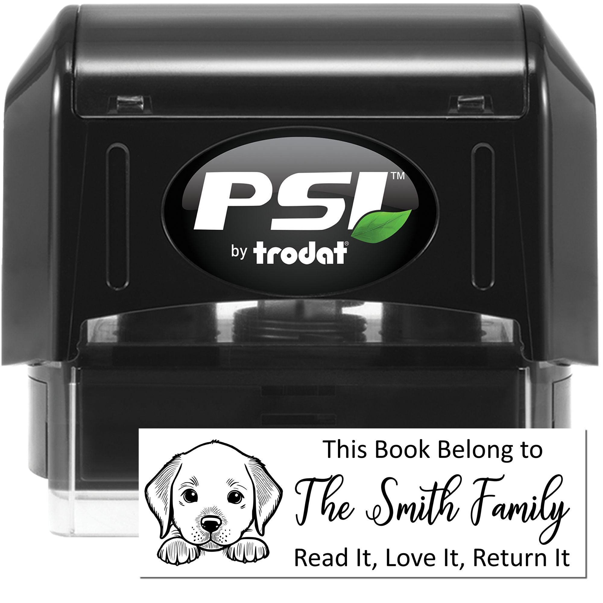 Pre-Inked Chesapeake Bay Retriever Custom Made Ex Libris With Dog Stamp - Engineer Seal Stamps