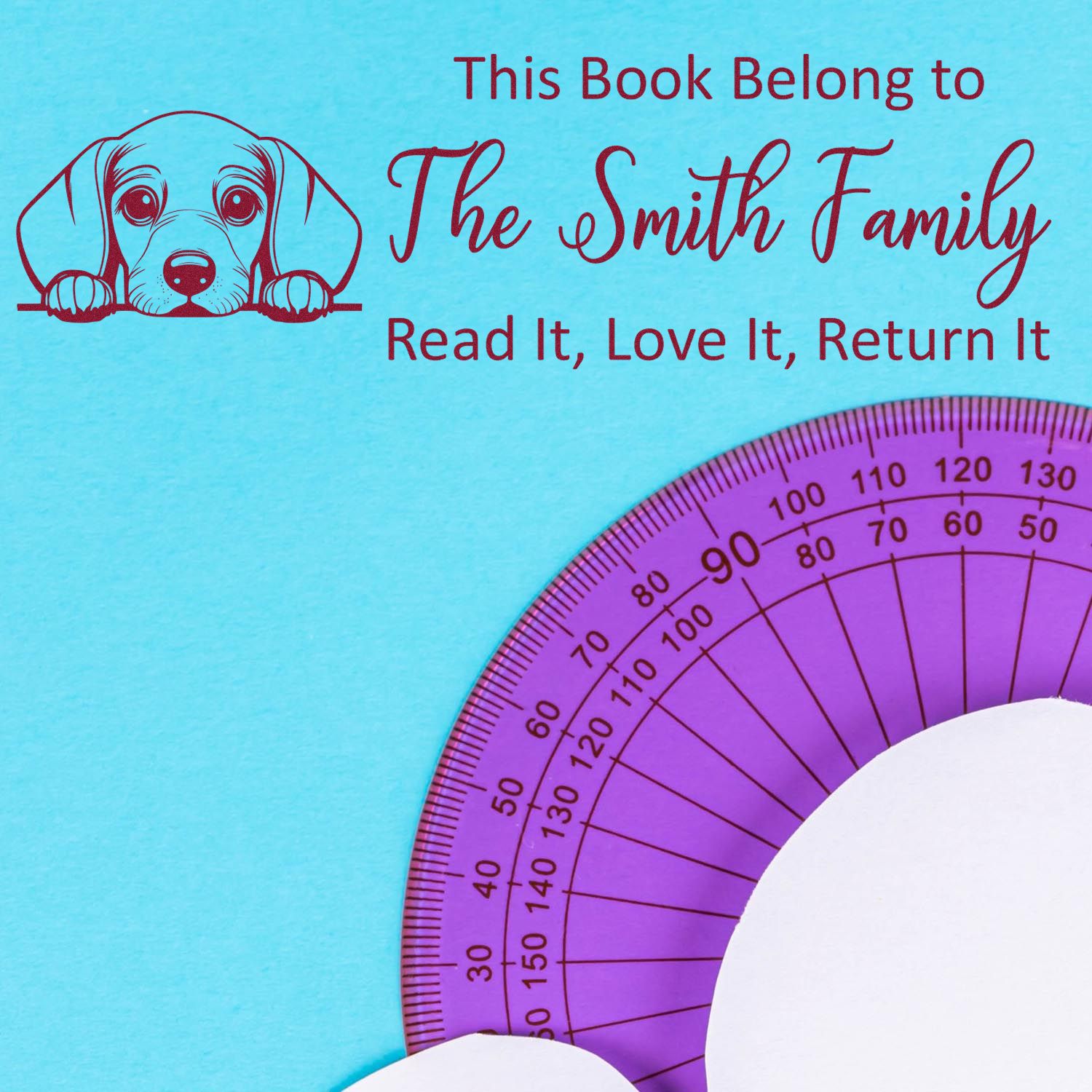 Self-Inking Dachshund Customized Stamp - Engineer Seal Stamps