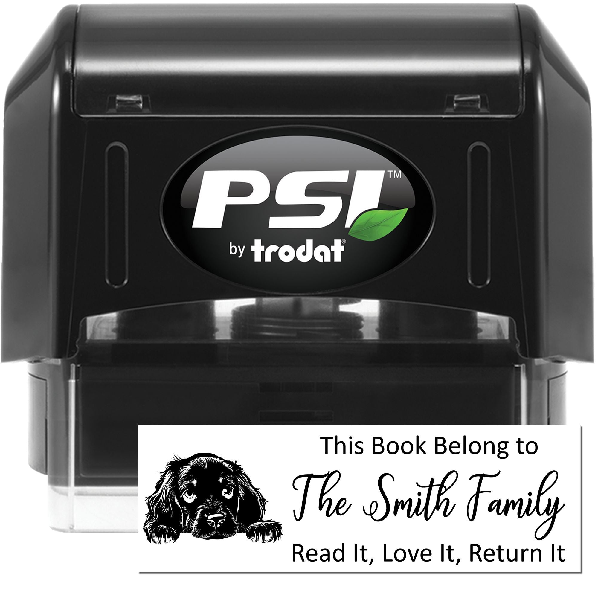 Pre-Inked Gordon Setter Custom Made Puppy Book Stamper - Engineer Seal Stamps