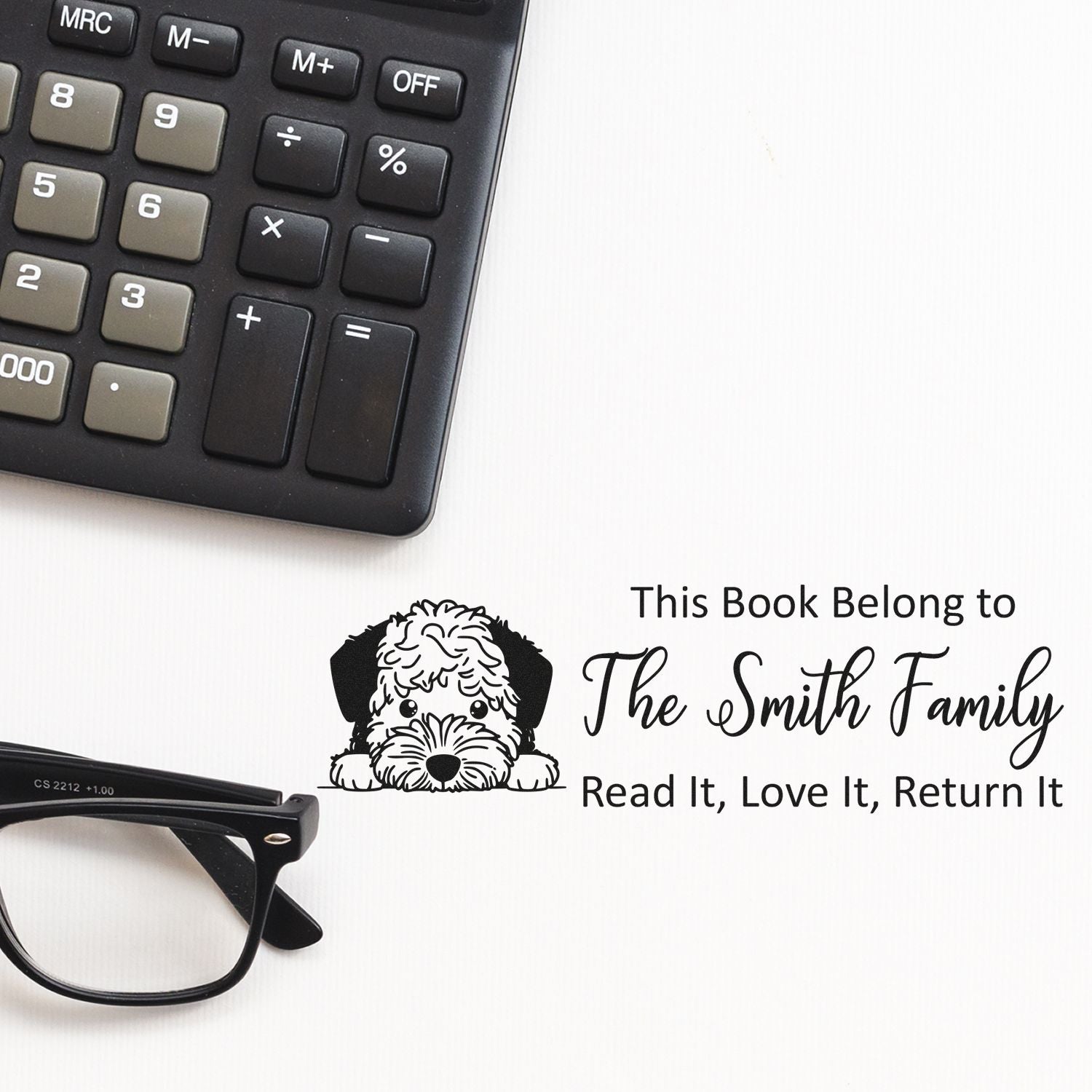 Lagotto Romagnolo Custom Rubber Stamp - Engineer Seal Stamps