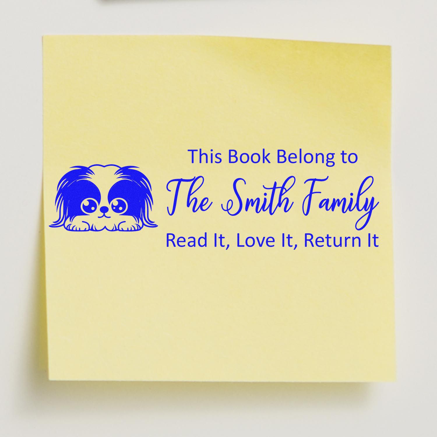 Pre-Inked Pekingese Custom Made Stamp - Engineer Seal Stamps