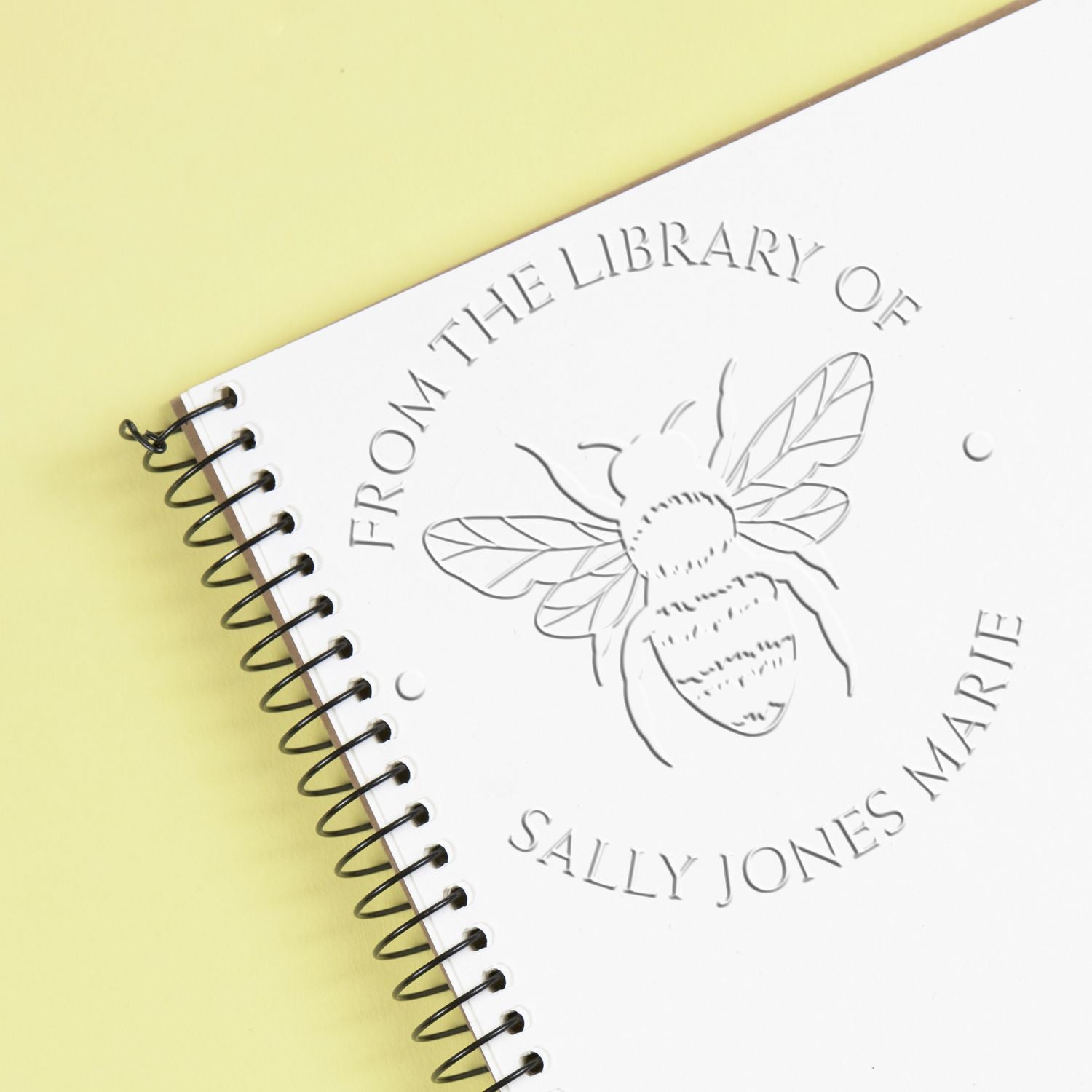 Hybrid Resplendent Hive Custom Made Bibliophile Embossing Stamp - Engineer Seal Stamps