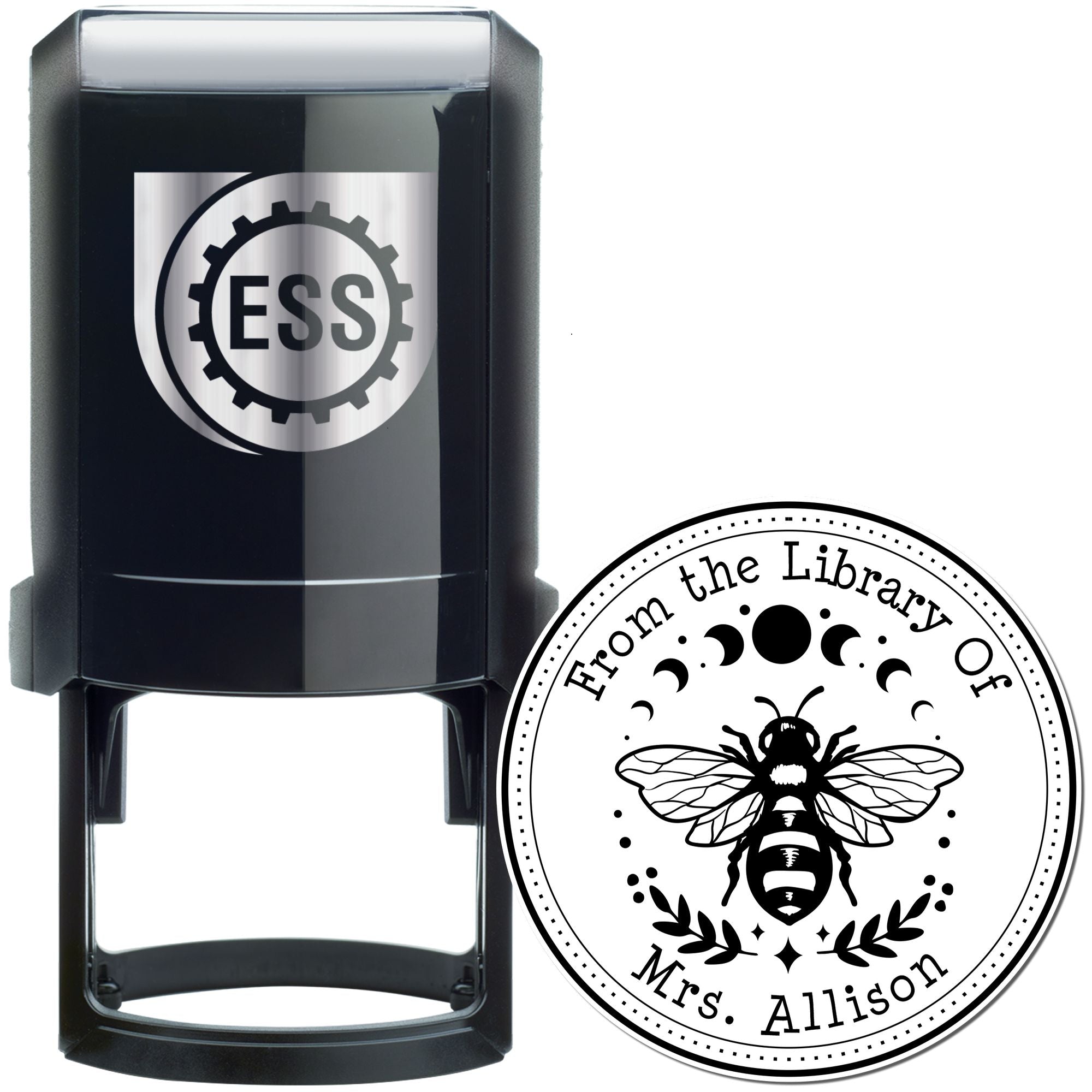Self-Inking Celestial Bee Custom Reader Stamper - Engineer Seal Stamps