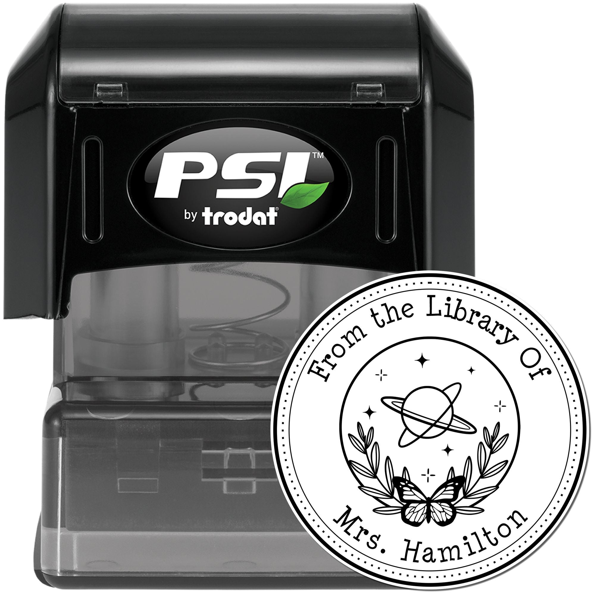 PSI Pre-Inked Ethereal Planet Customized Love It Stamp - Engineer Seal Stamps