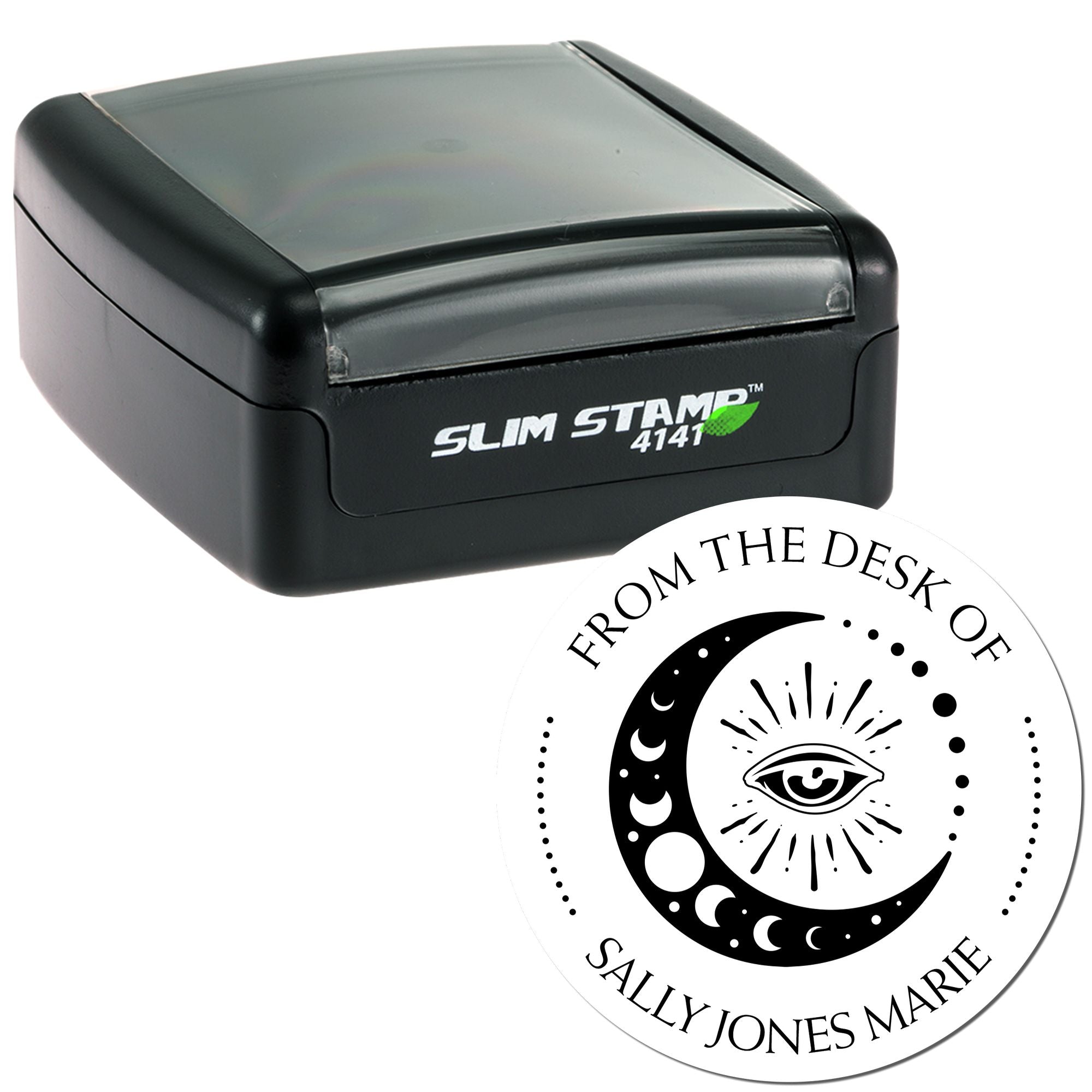 Pre-Inked Alluring Luna Personalized Ownership Stamp - Engineer Seal Stamps