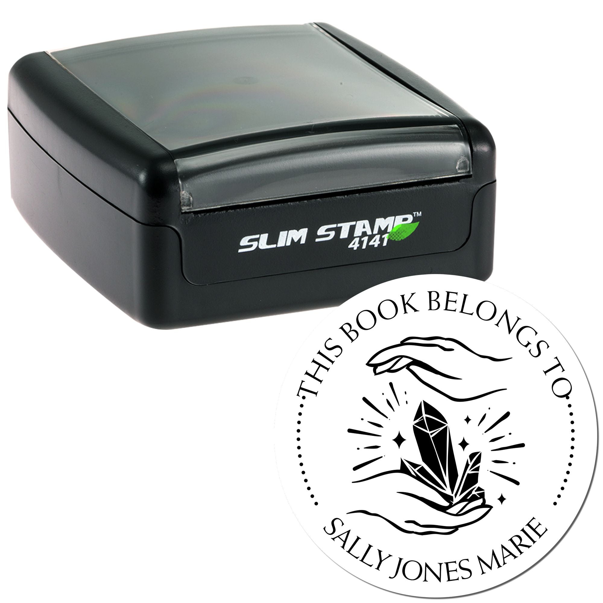 Pre-Inked Enigmatic Energy Personalized Personal Library Stamp - Engineer Seal Stamps