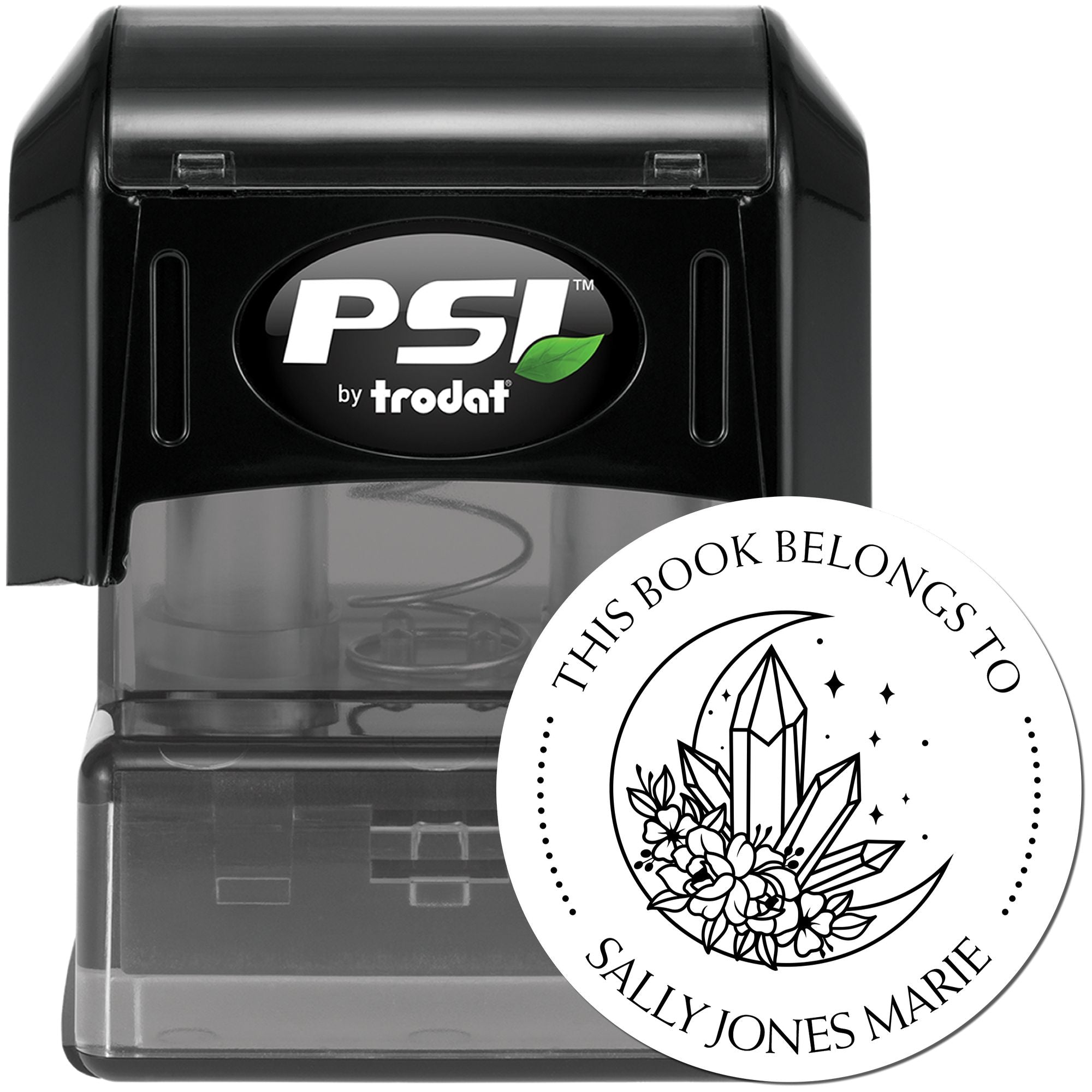 PSI Pre-Inked Dazzling Celestia Personalized Bibliophile Stamp - Engineer Seal Stamps