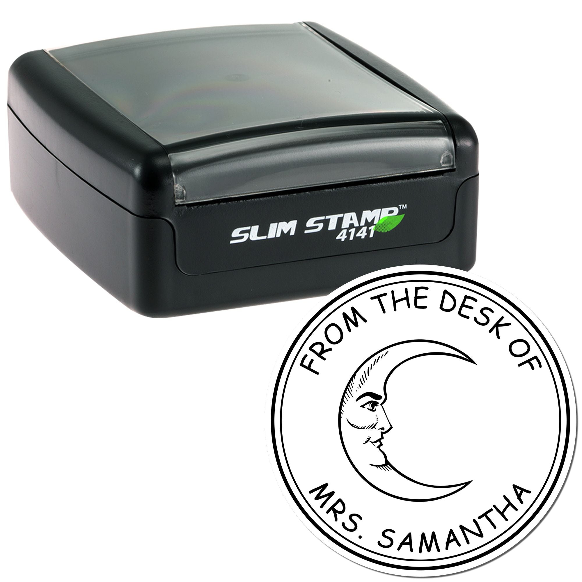 Pre-Inked Mysterious Sky Personalized Reader Stamper - Engineer Seal Stamps