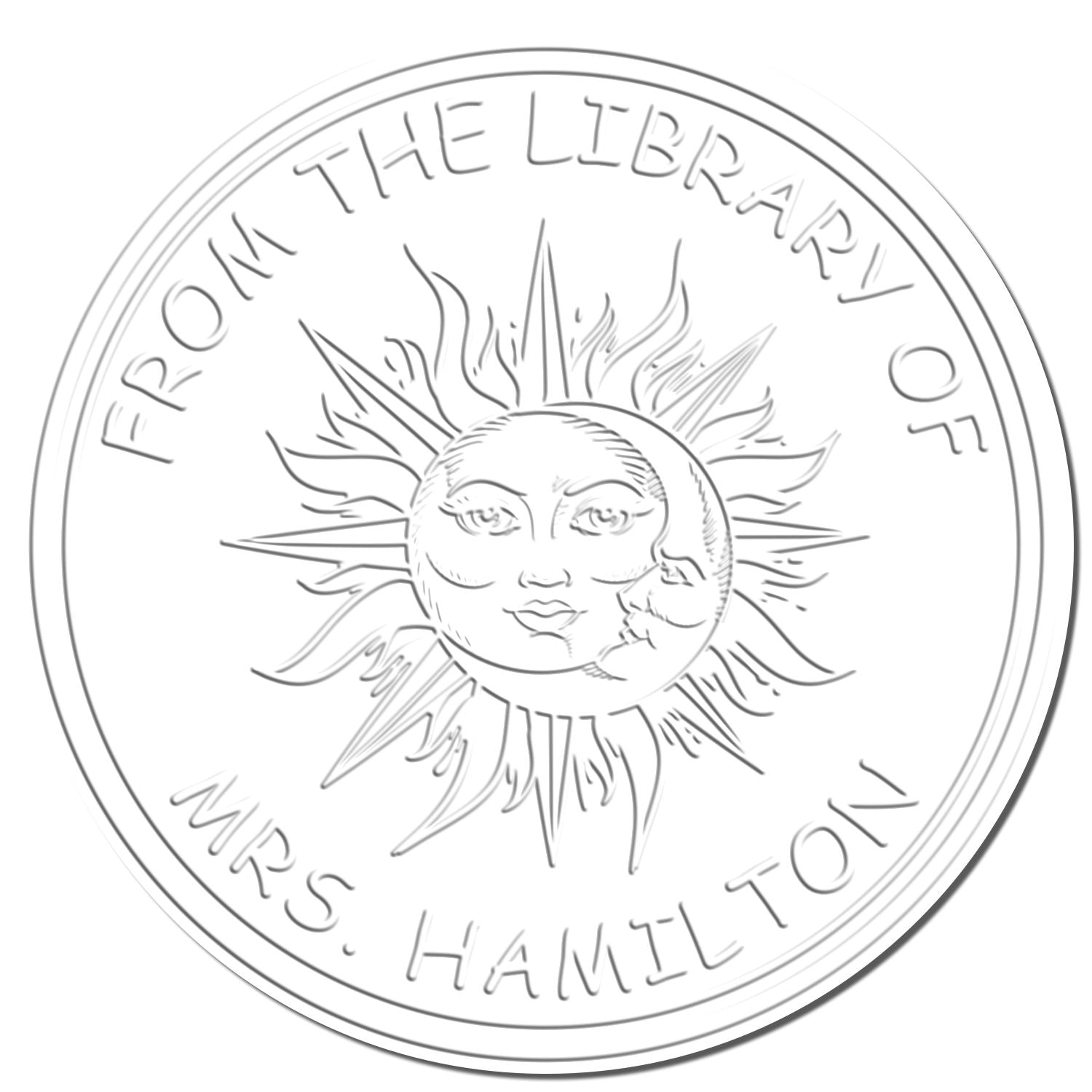 Hybrid Bewitching Sky Personalized Library Of Embossing Stamp - Engineer Seal Stamps