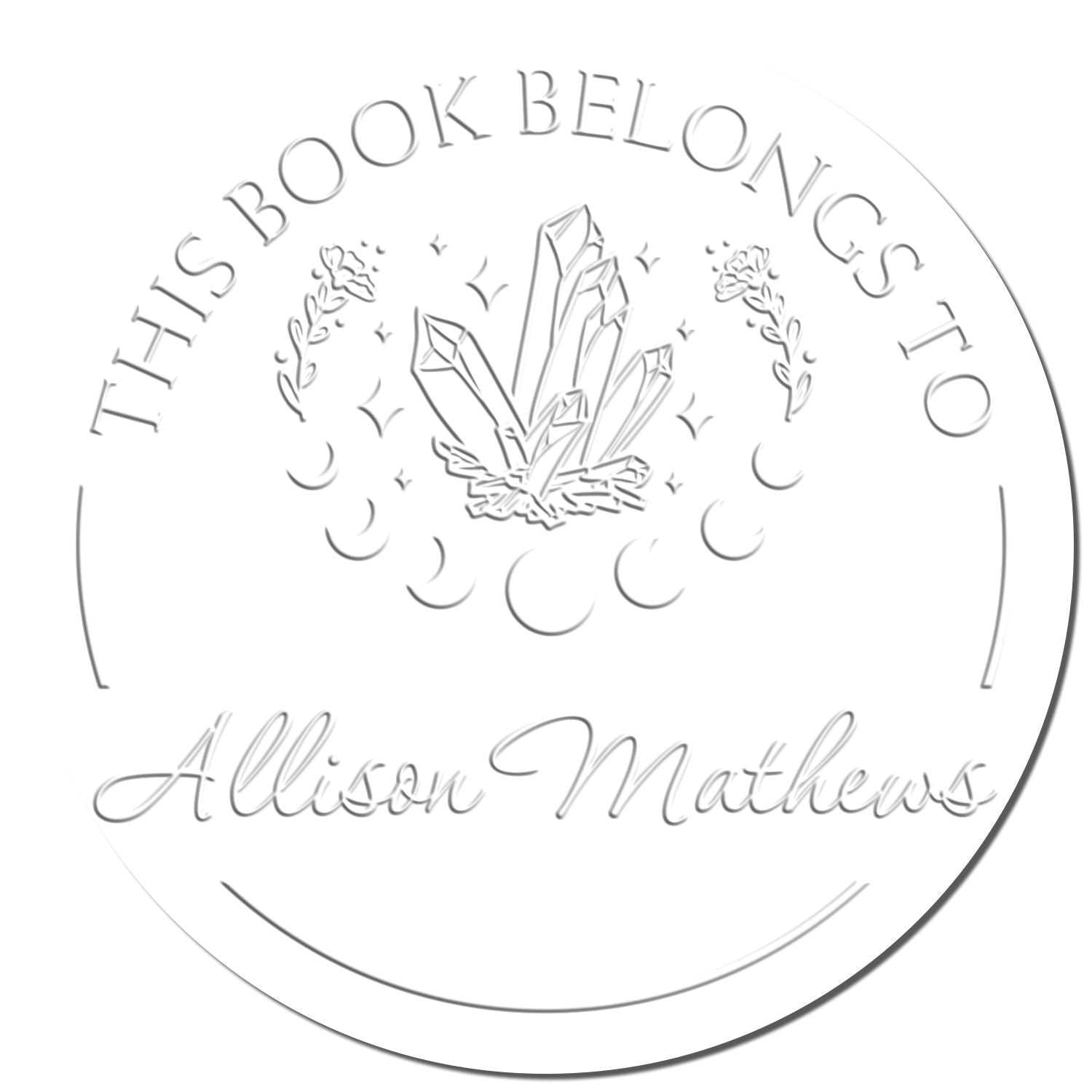 Hybrid Supernal Crystals Custom Made Read It Love It Return It Embossing Stamp - Engineer Seal Stamps