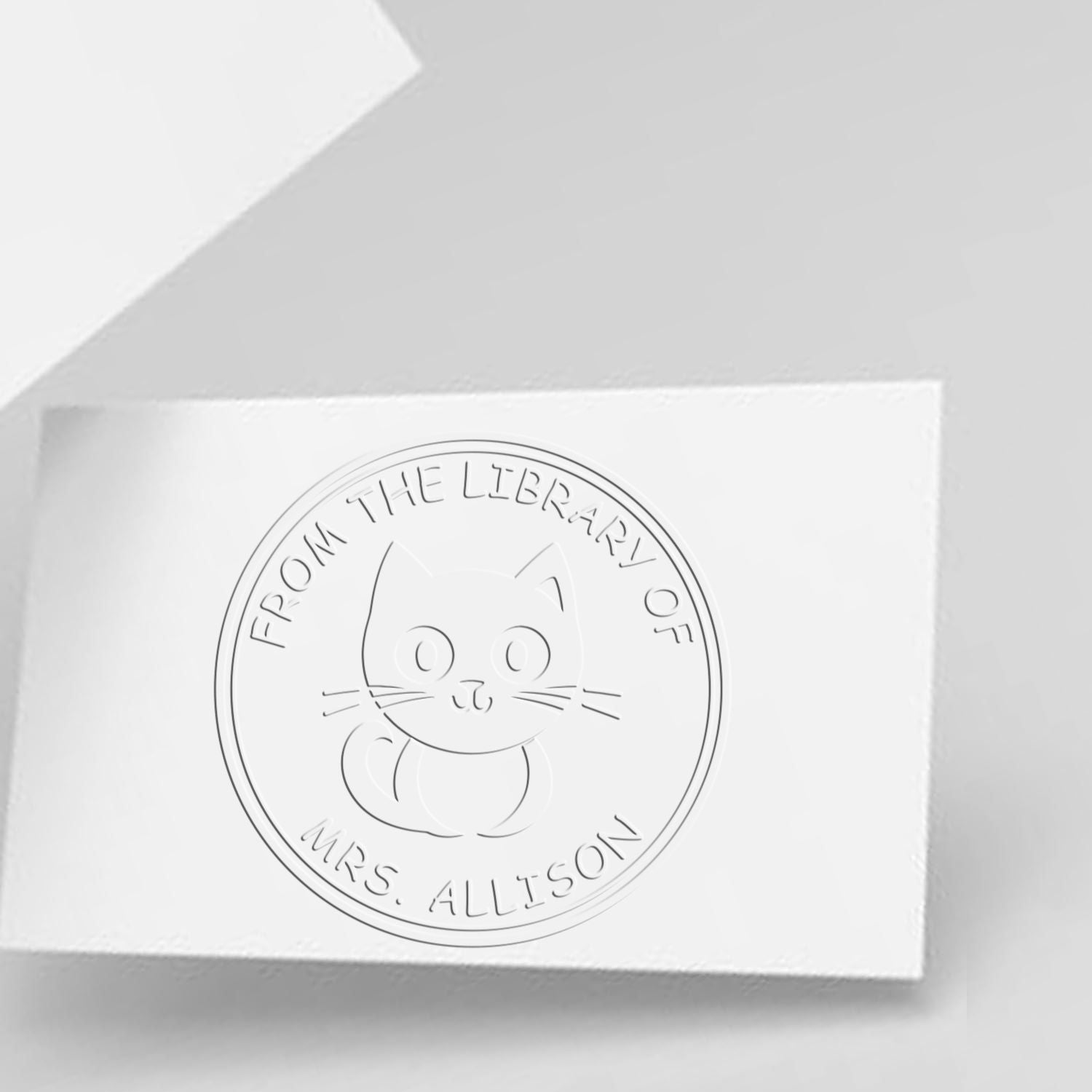 Desk Gentle Kitten Custom Love It Embossing Stamp - Engineer Seal Stamps