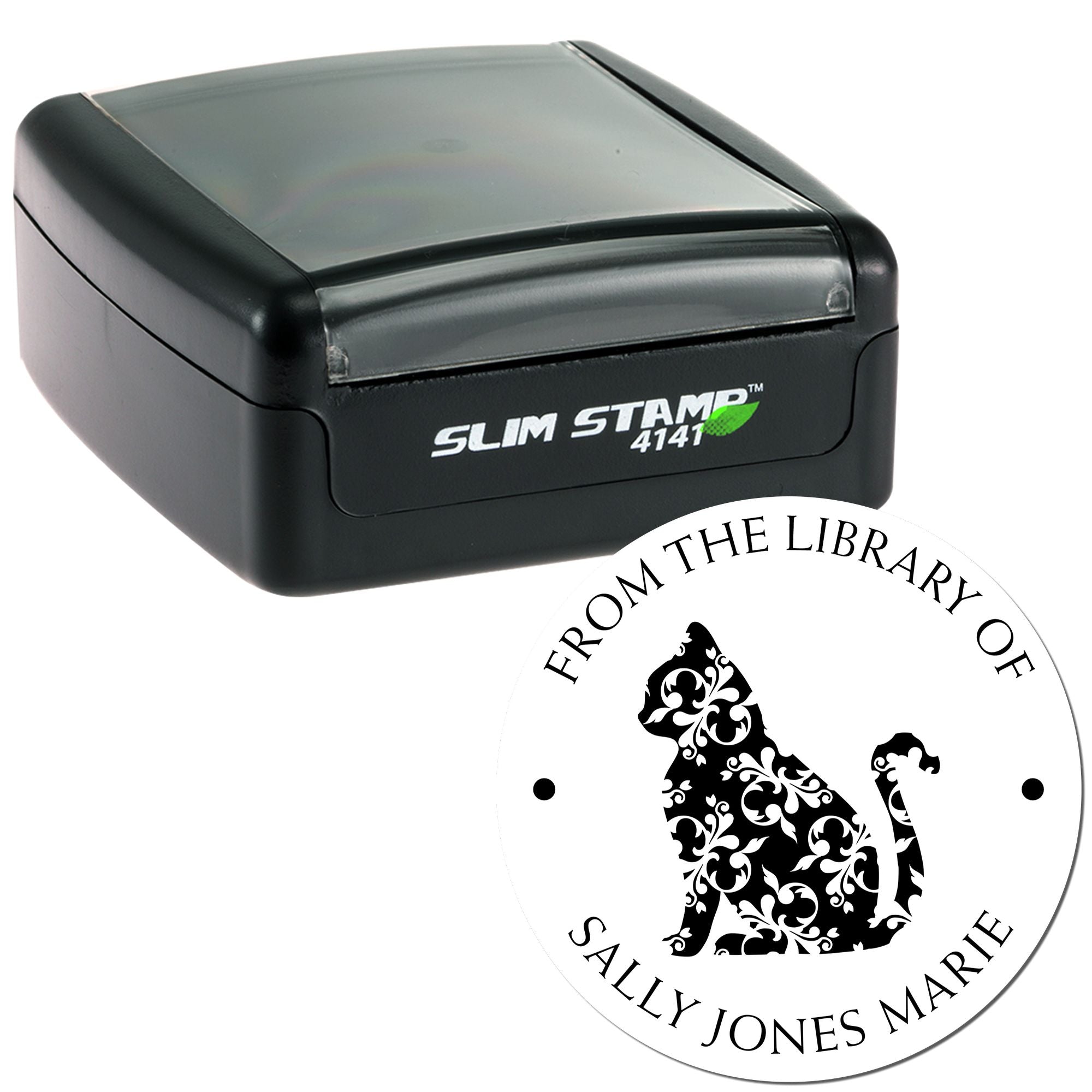 Pre-Inked Purr-fect Purrs Book Belongs to Stamp - Engineer Seal Stamps