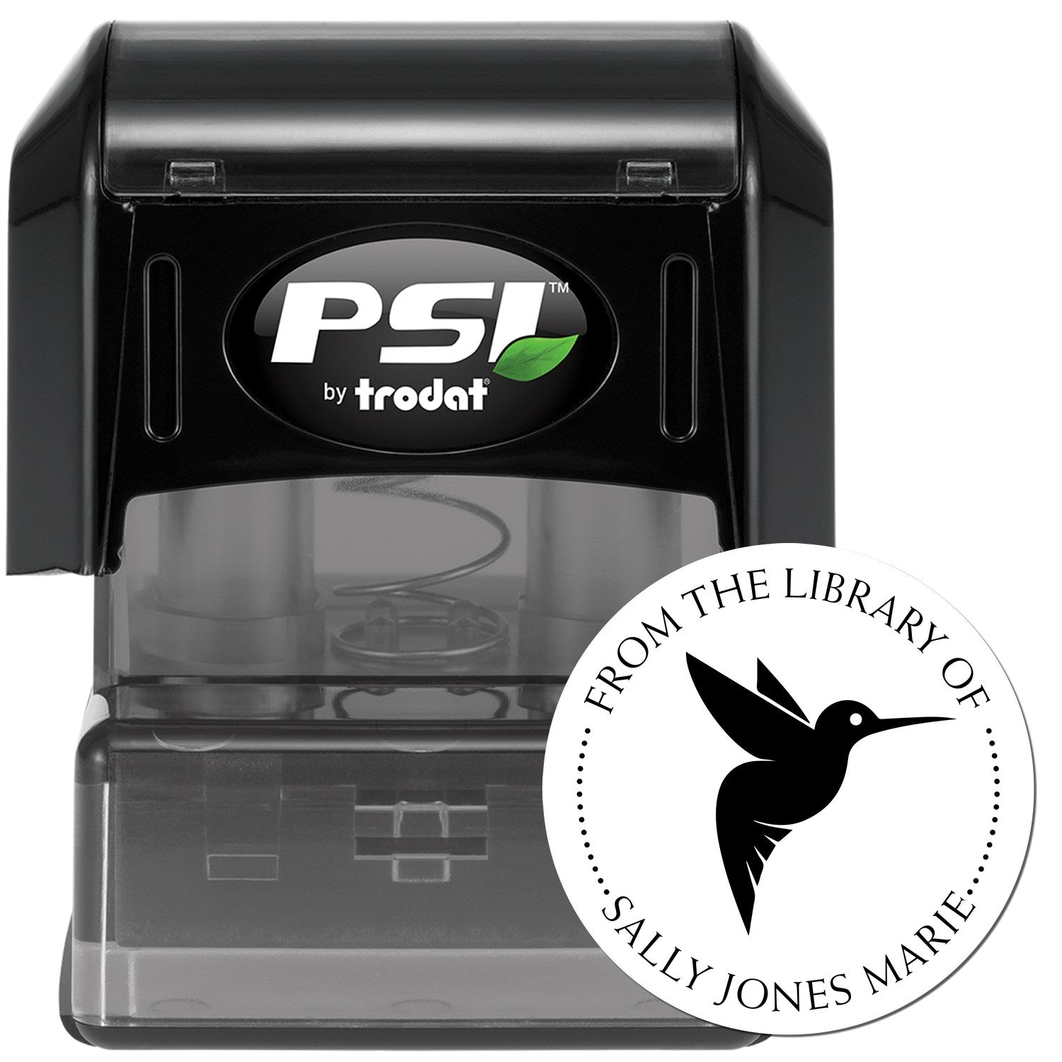 Graceful Hummingbird Pre-Inked Personalized Stamp - Engineer Seal Stamps