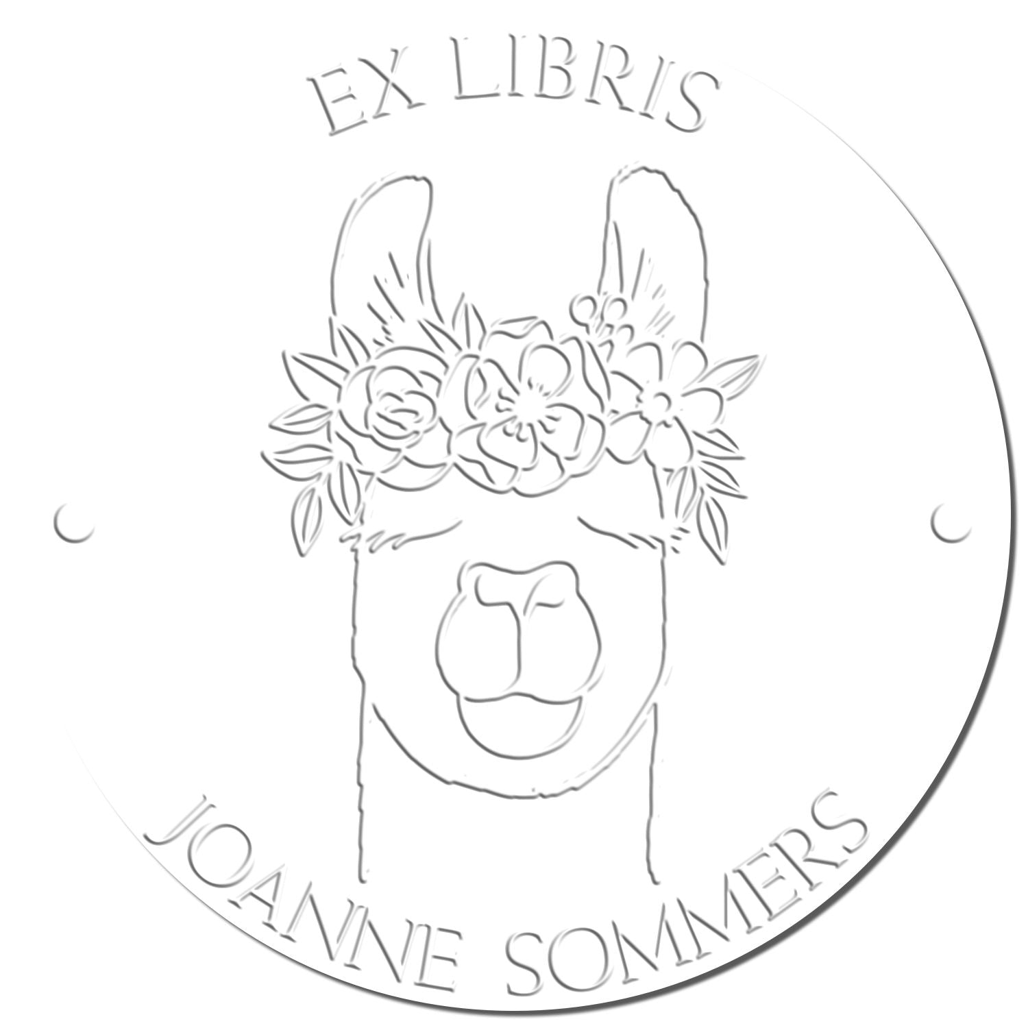 No Drama Lama Desk Customized Name For Library Seal - Engineer Seal Stamps