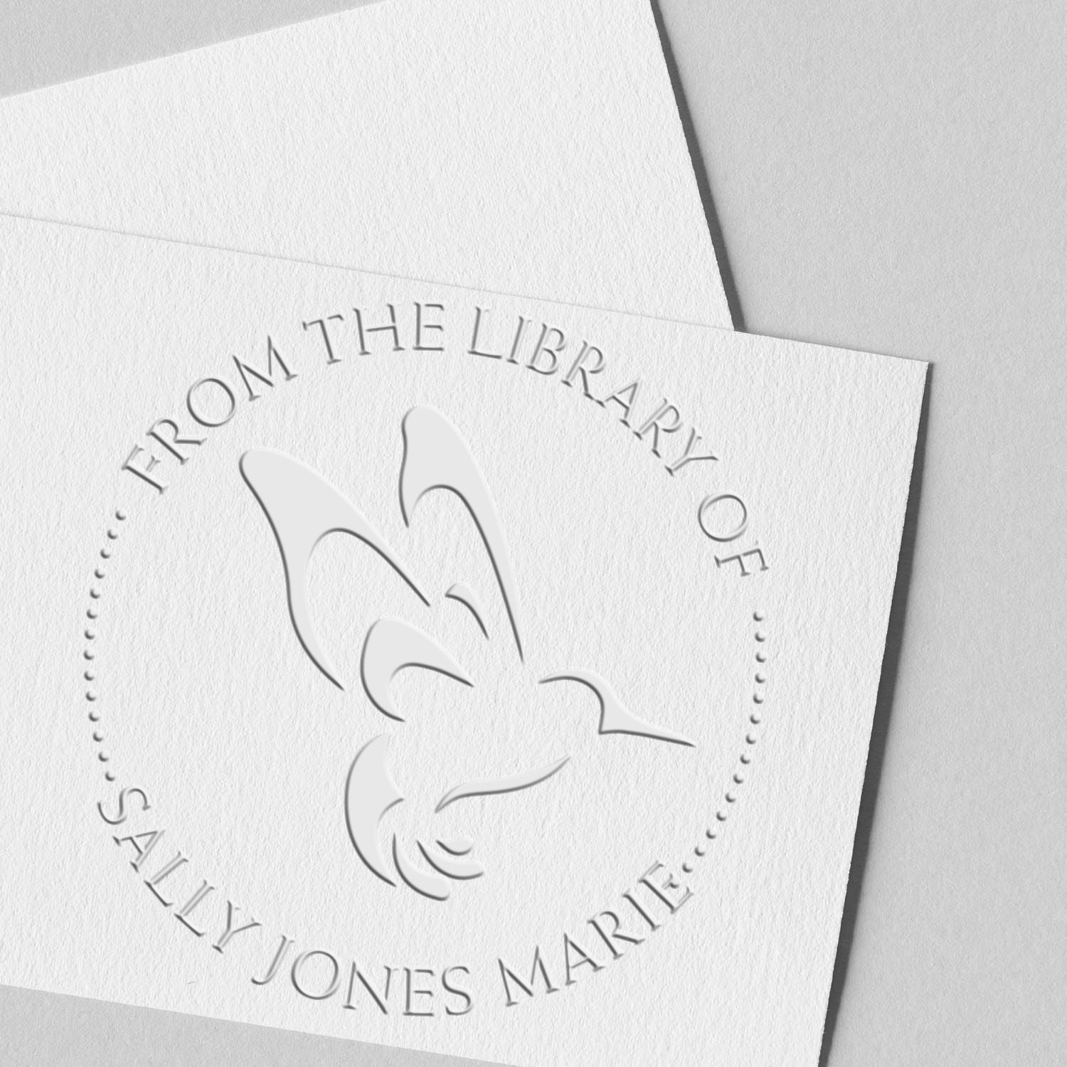 Agile Hummingbird Desk Customized From The Library Of Design Seal - Engineer Seal Stamps