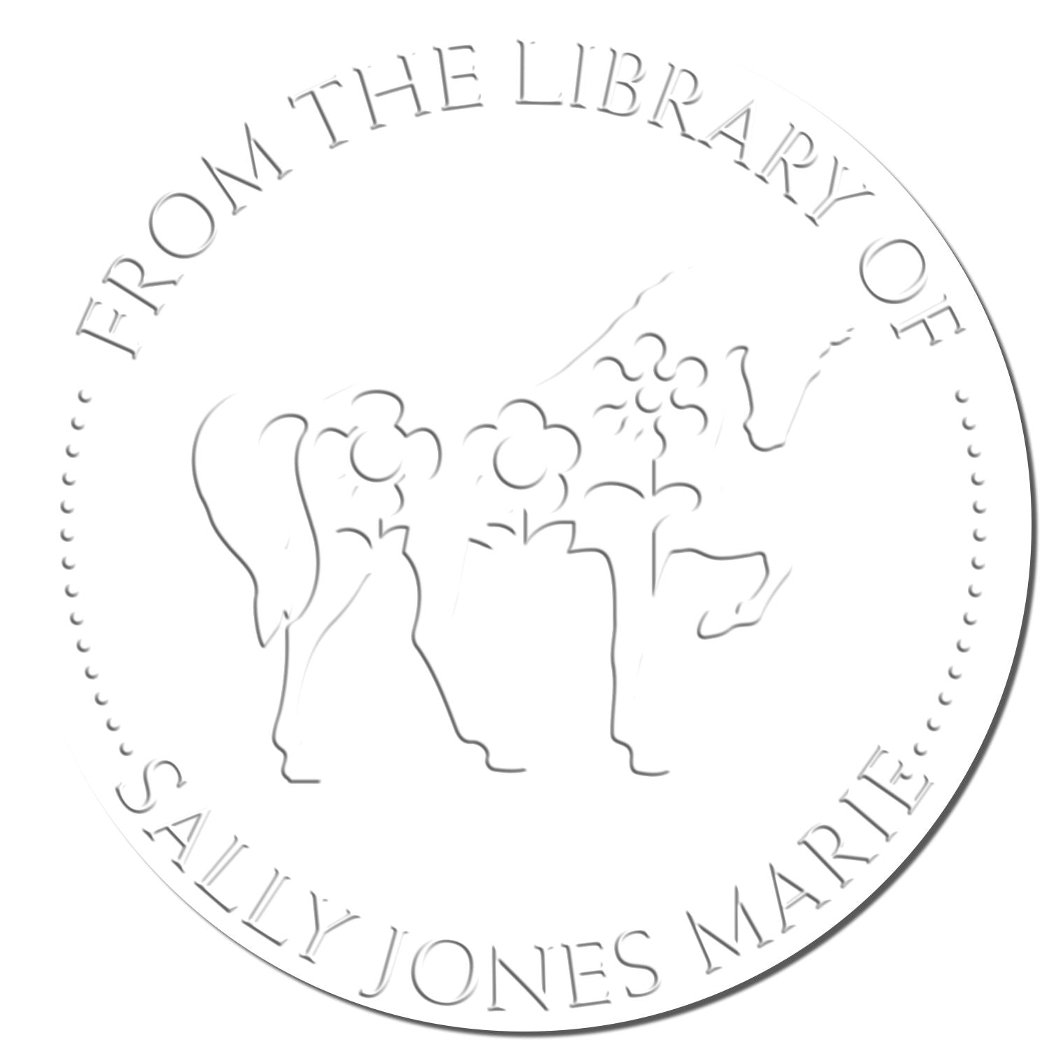 Powerful Pony Handheld Custom From The Private Collection Of Seal - Engineer Seal Stamps