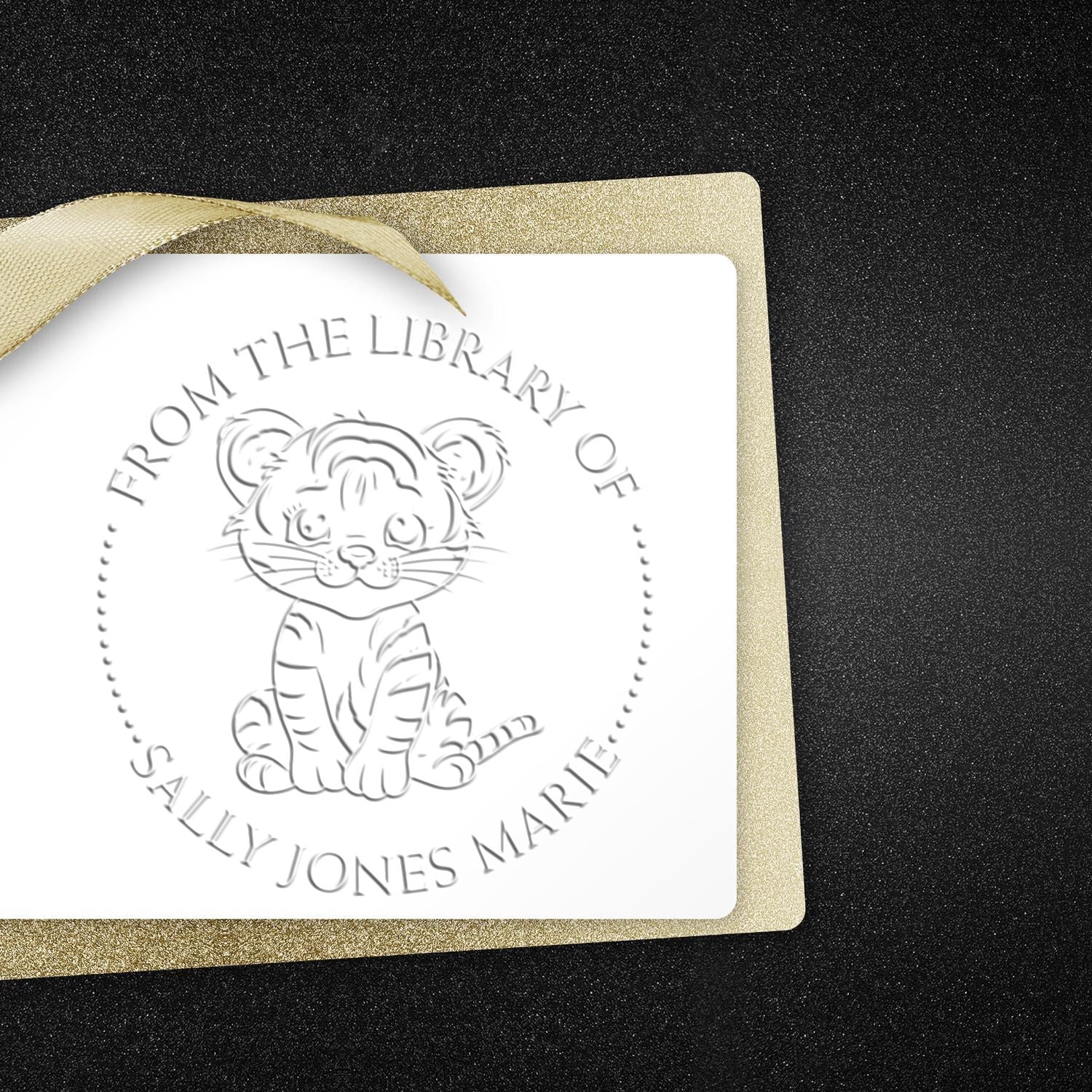 Soft Tiny Tiger Custom Read It Love It Seal Press - Engineer Seal Stamps