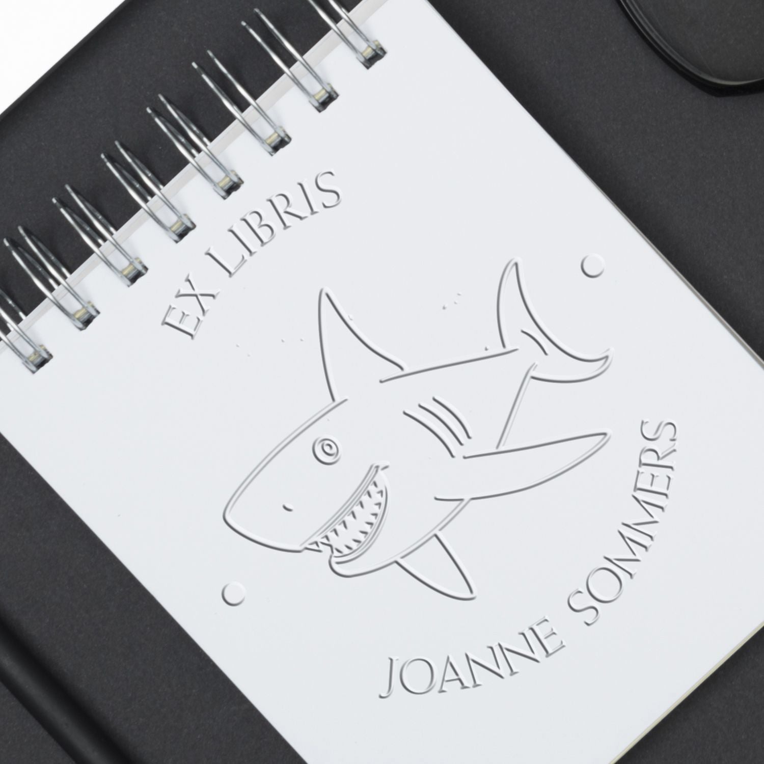 Desk Sneaky Shark Custom Made Library Of Embossed Stamp - Engineer Seal Stamps