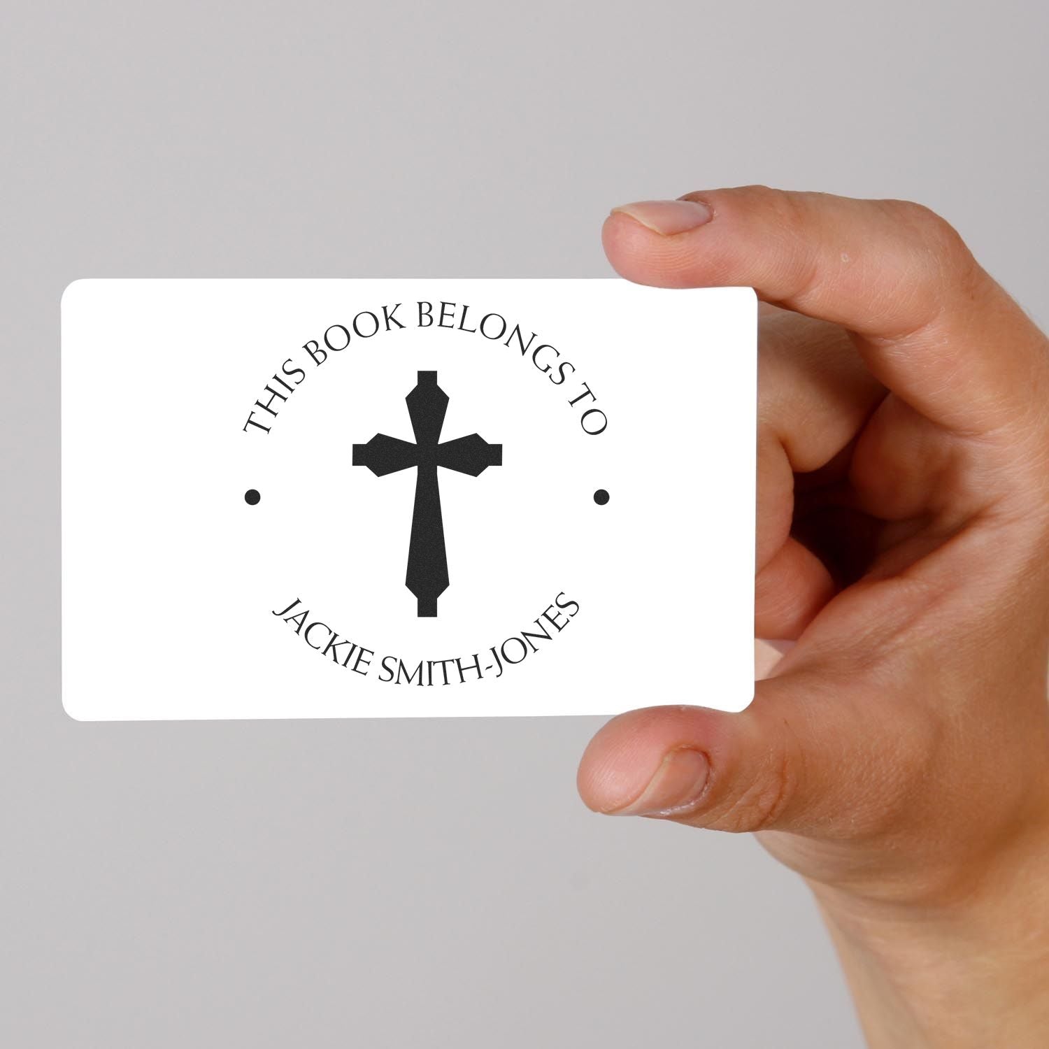 PSI Pre-Inked Regal Cross Custom Return Address Stamp - Engineer Seal Stamps