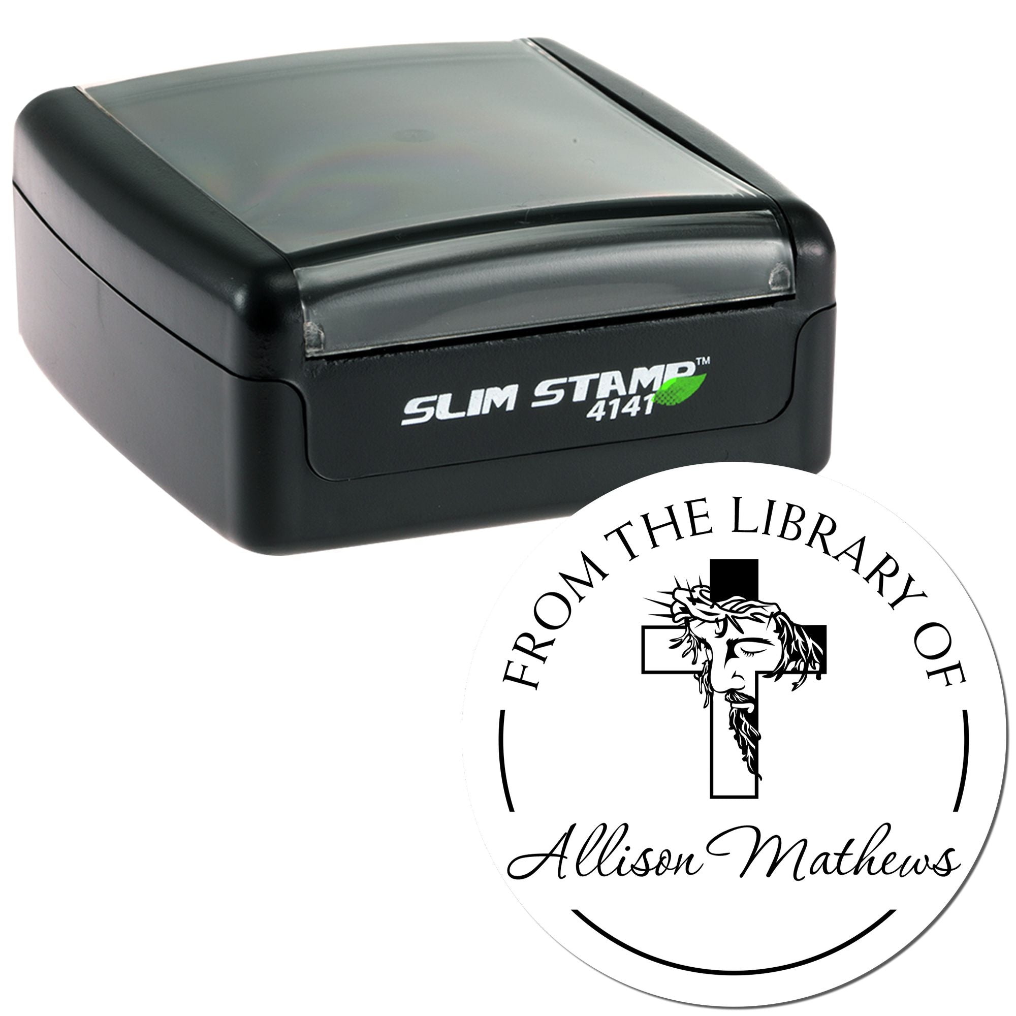 Portable Pre-Inked Divine Cross Customized Home Stamp - Engineer Seal Stamps