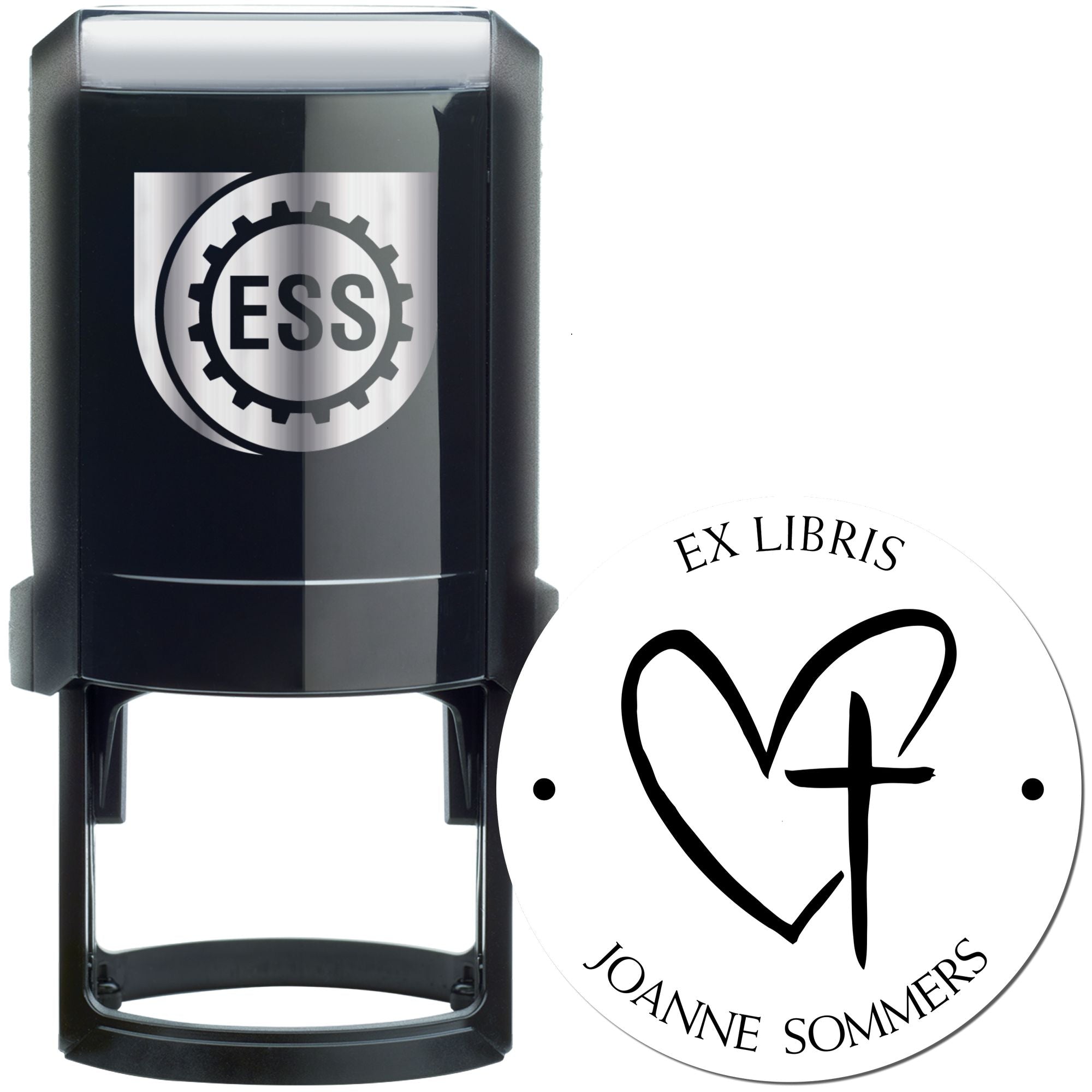 Self-Inking Blessed Cross Custom Home Stamp - Engineer Seal Stamps